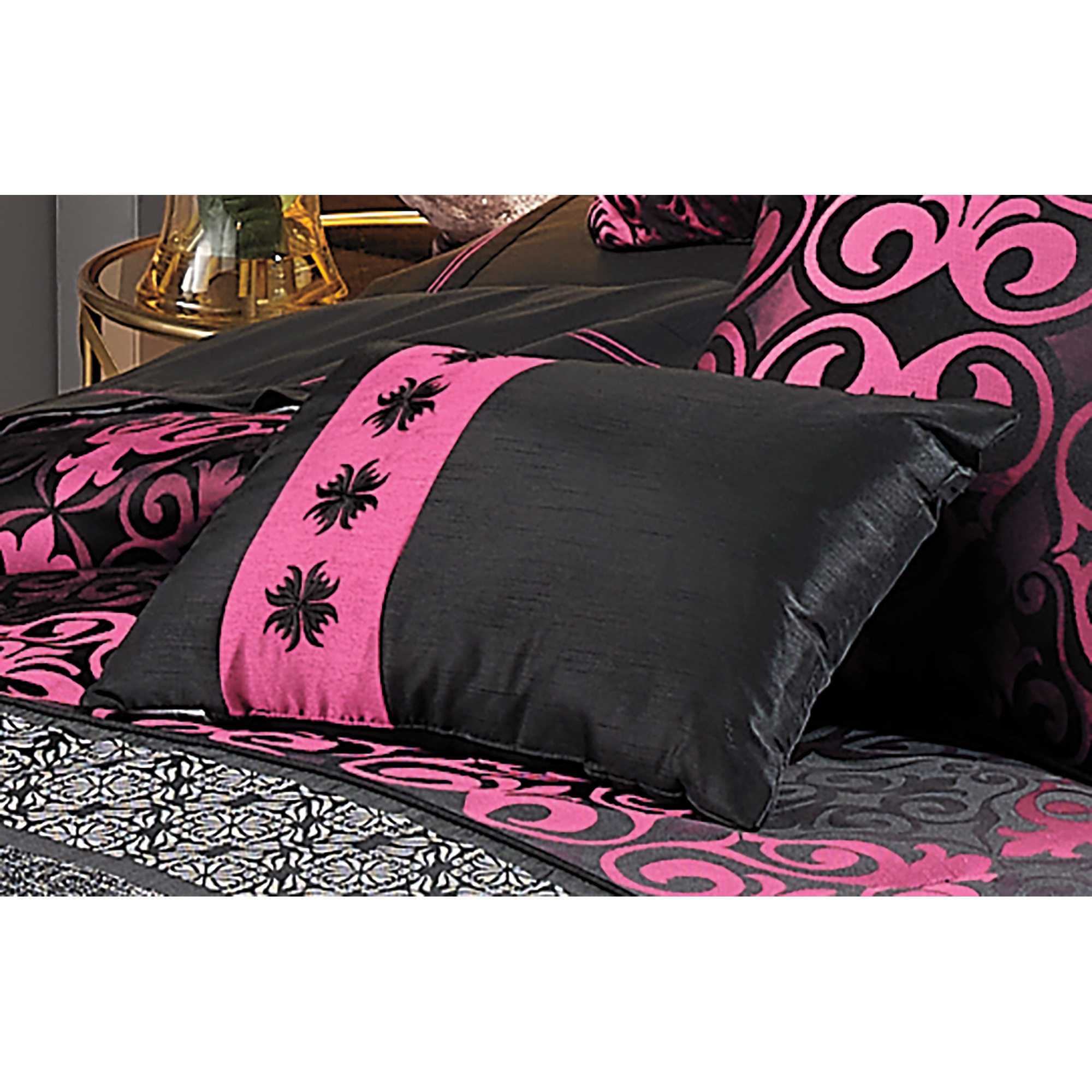 Kismet Embroidered Floral Accent Pillow 3 Kismet Embroidered Floral Accent Pillow