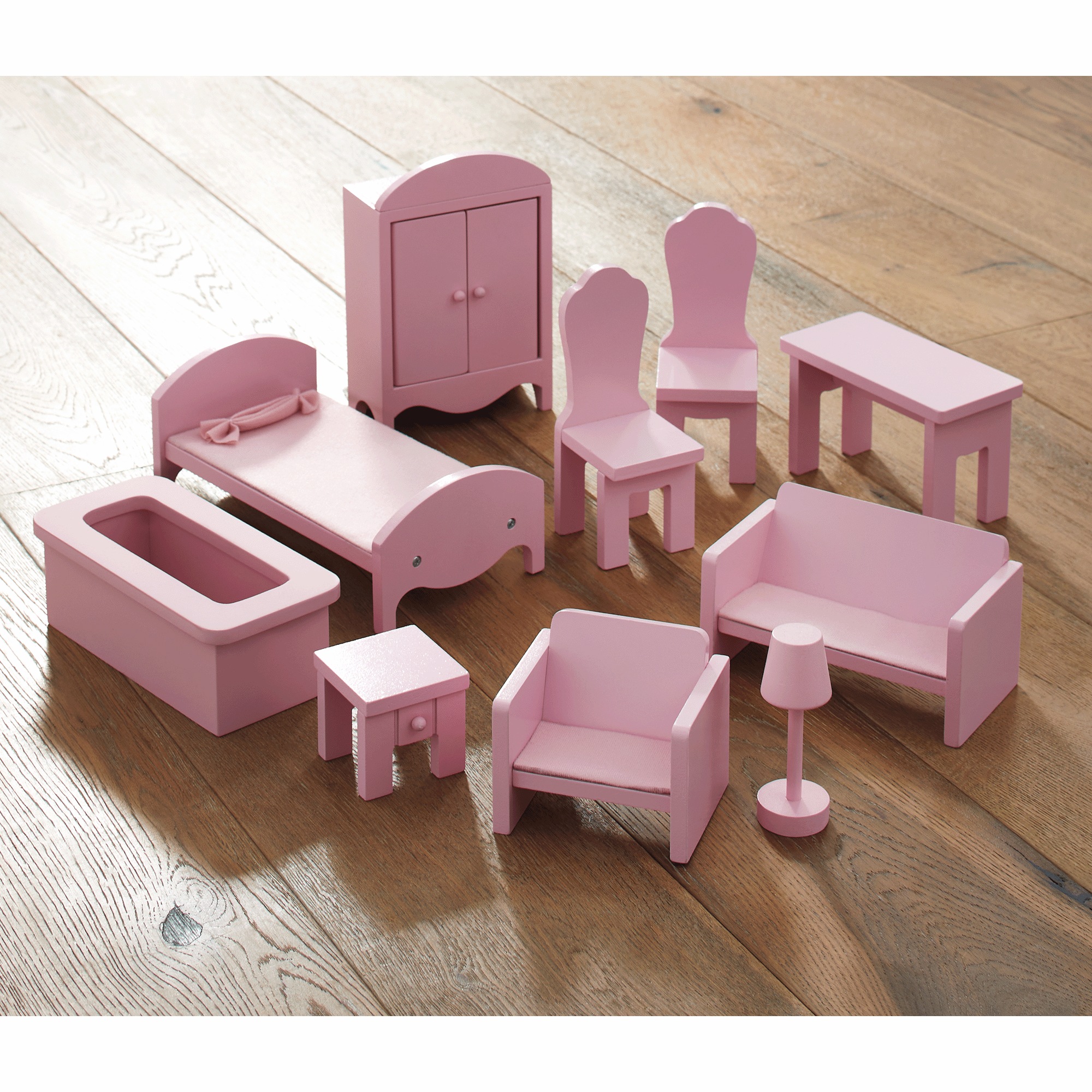 10-Piece Dollhouse Furniture Set