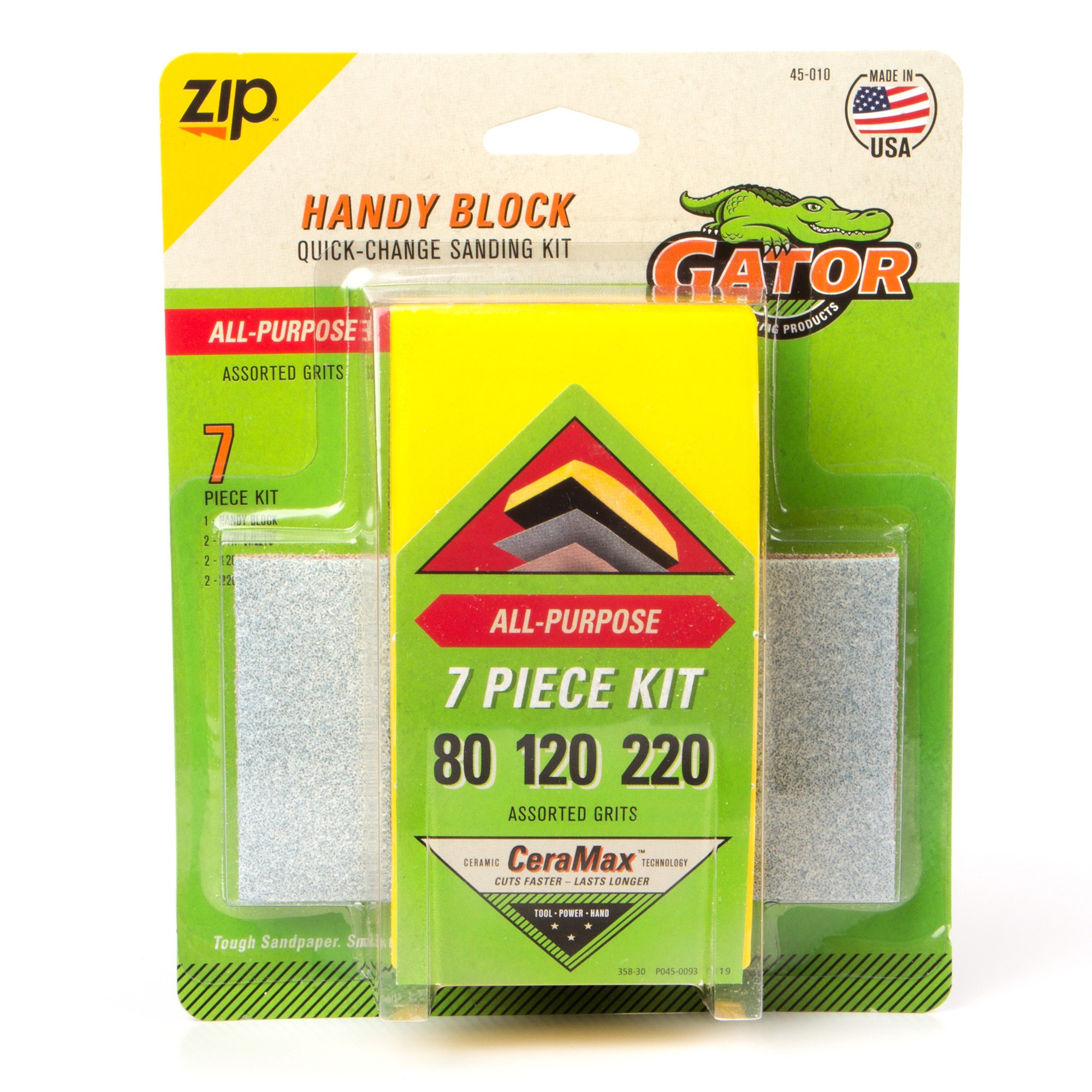 Gator Zip Handy Block Sanding Kit