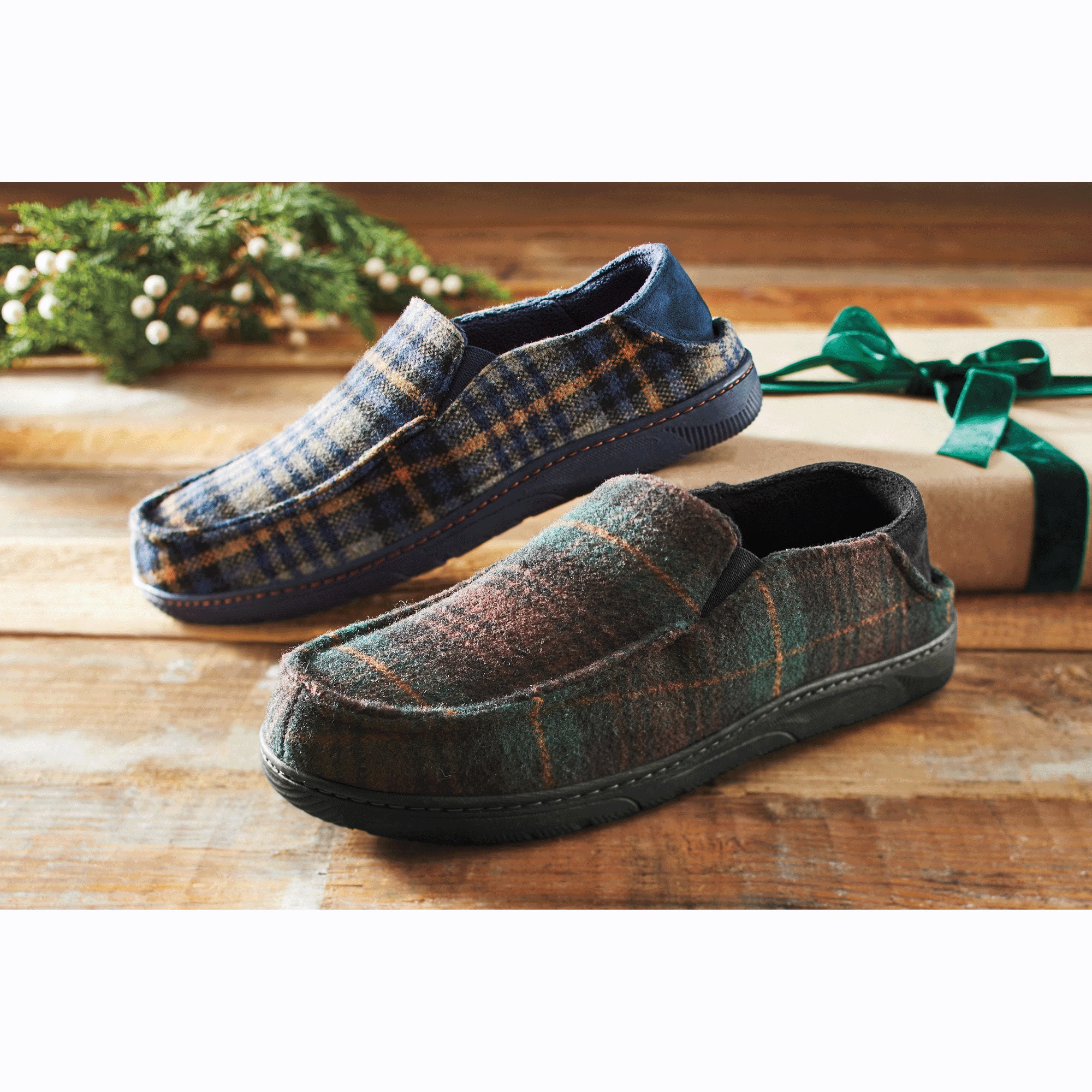 MUK LUKS Owen Plaid Slipper