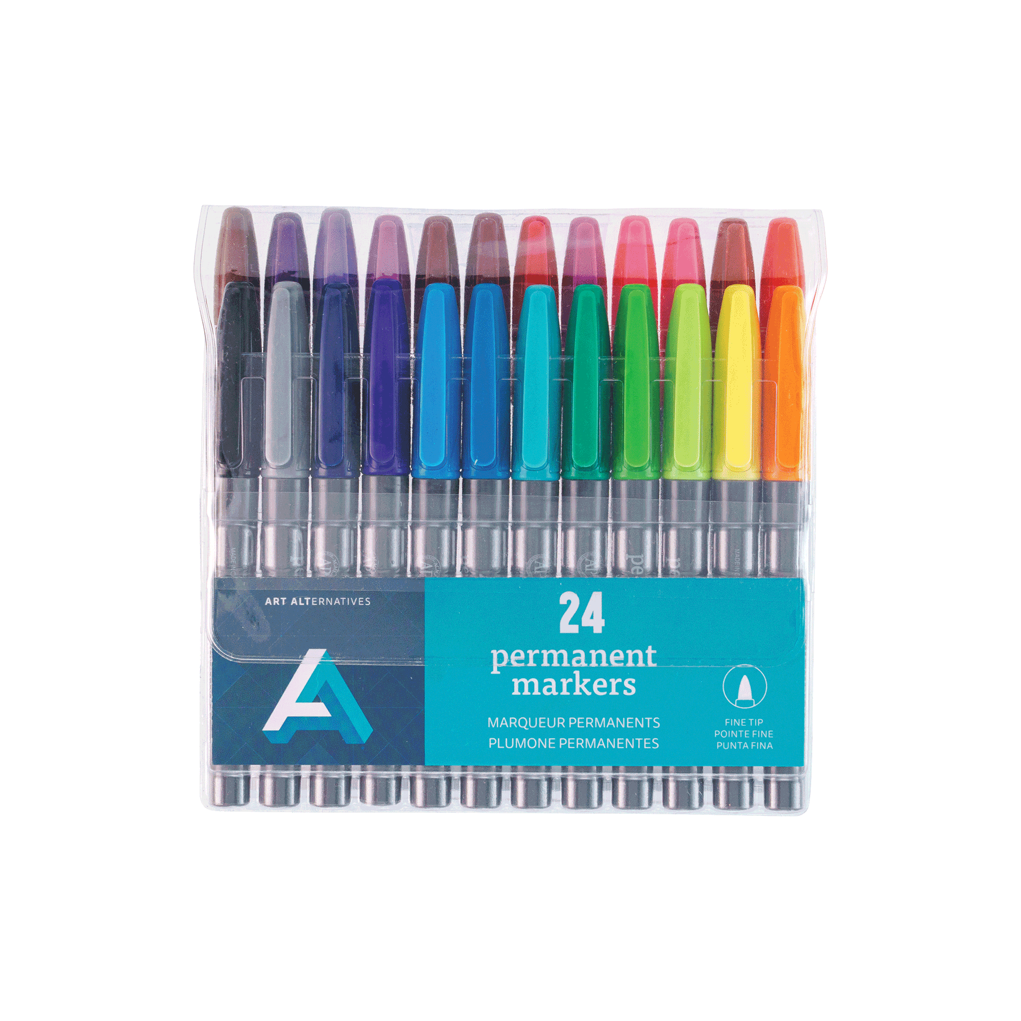 Art Alternatives 24-Piece Fine Permanent Marker Set