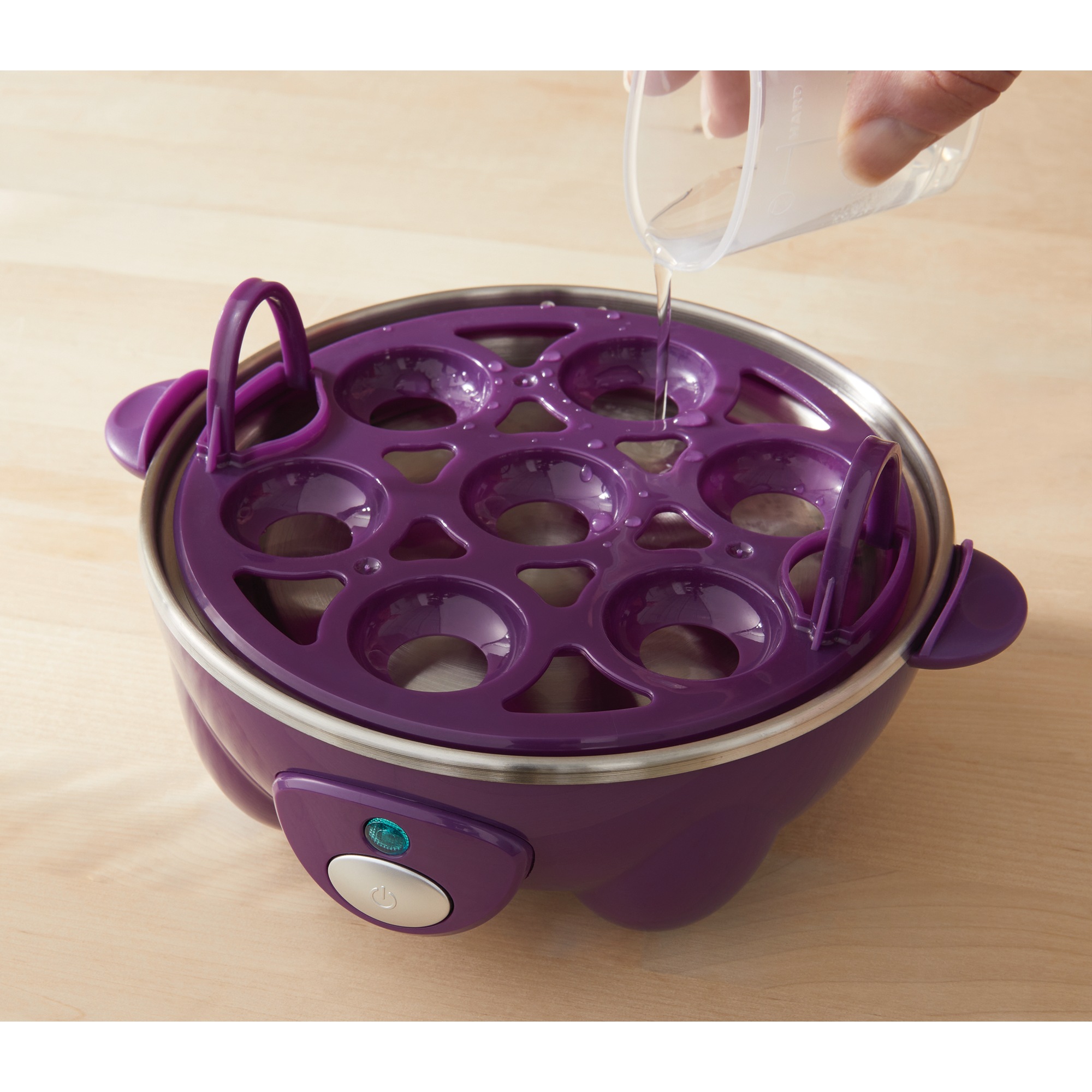 Elite Gourmet 7-Egg Cooker with Timer