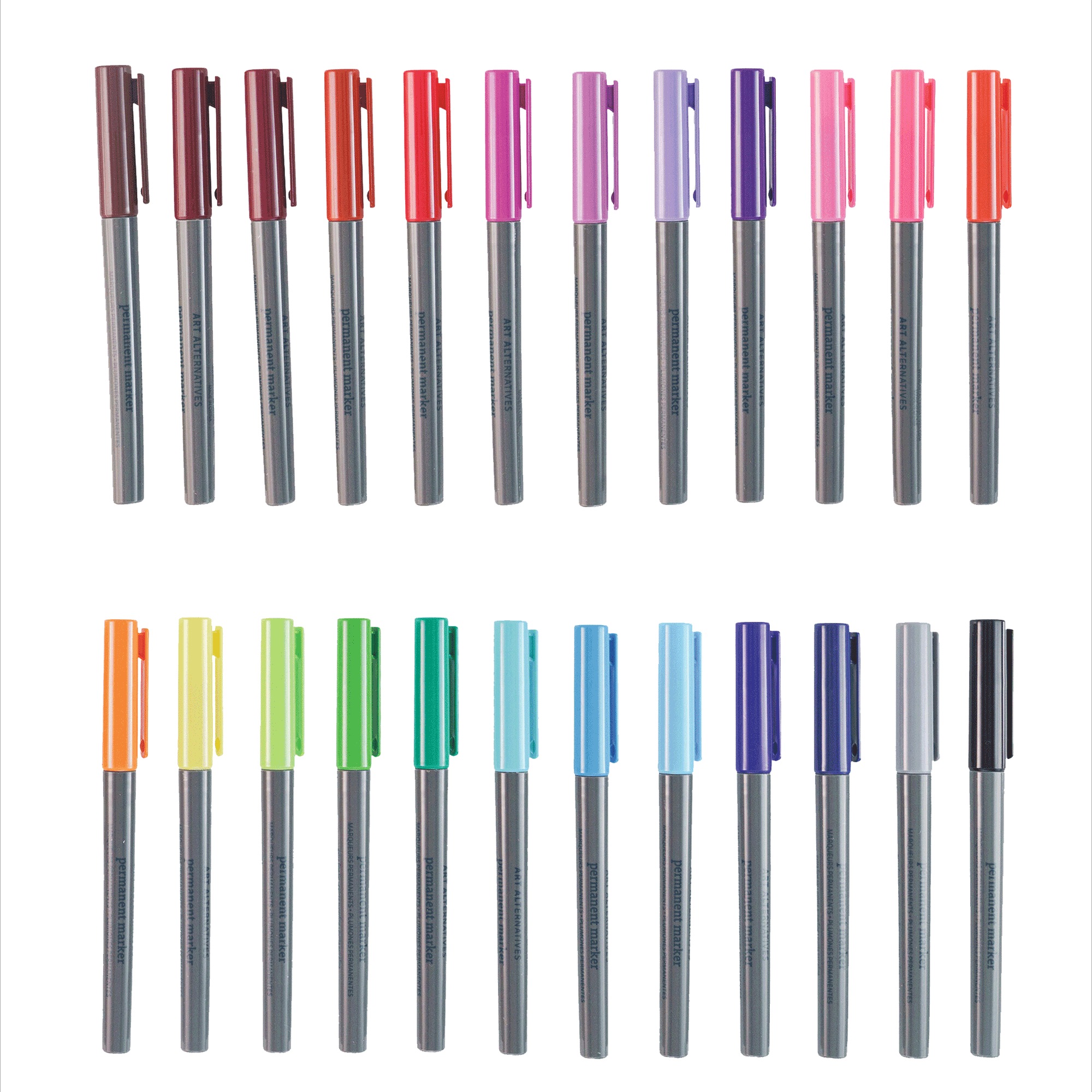 Art Alternatives 24-Piece Extra-Fine Permanent Marker Set