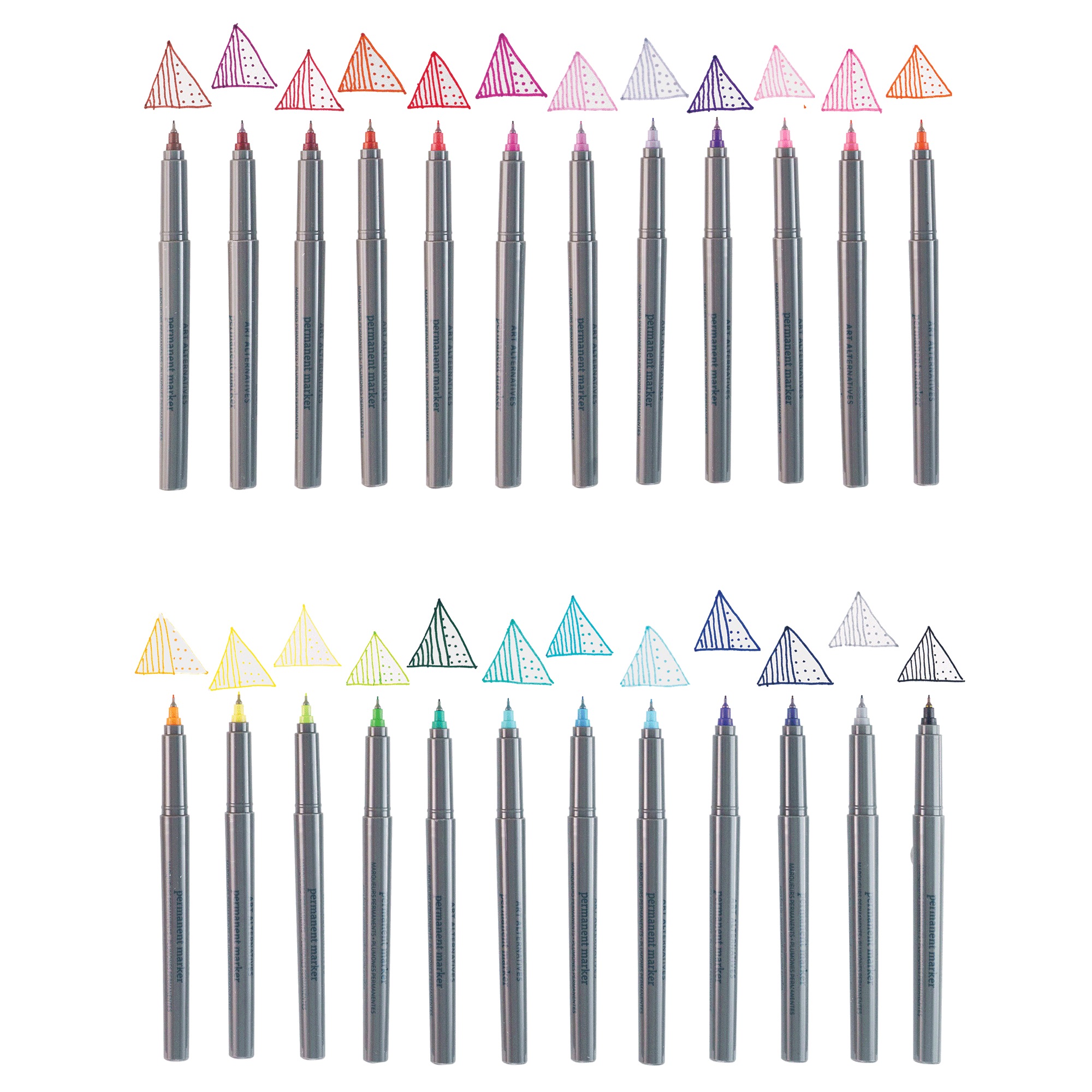 Art Alternatives 24-Piece Extra-Fine Permanent Marker Set 3 Art Alternatives 24-Piece Extra-Fine Permanent Marker Set