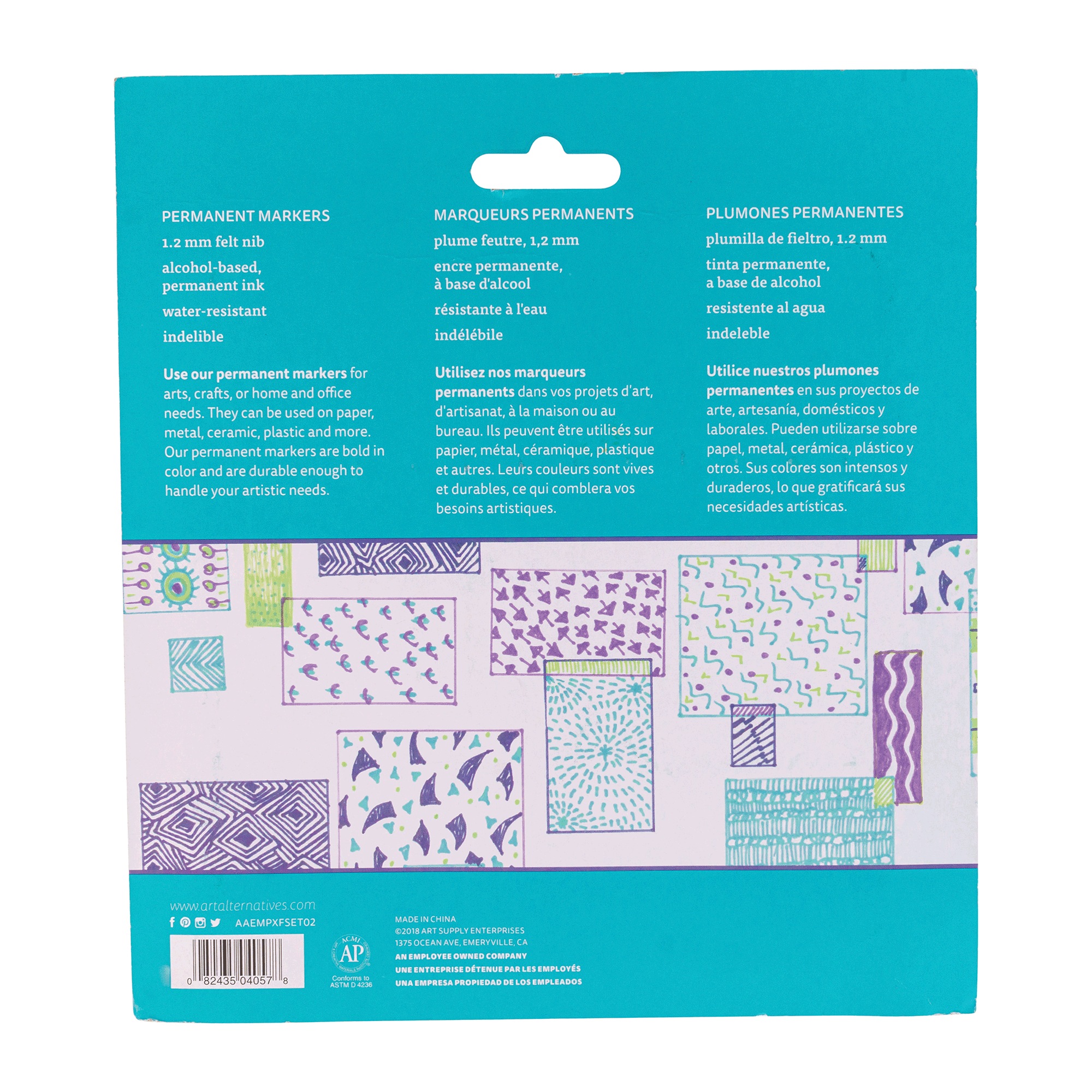 Art Alternatives 24-Piece Extra-Fine Permanent Marker Set 4 Art Alternatives 24-Piece Extra-Fine Permanent Marker Set