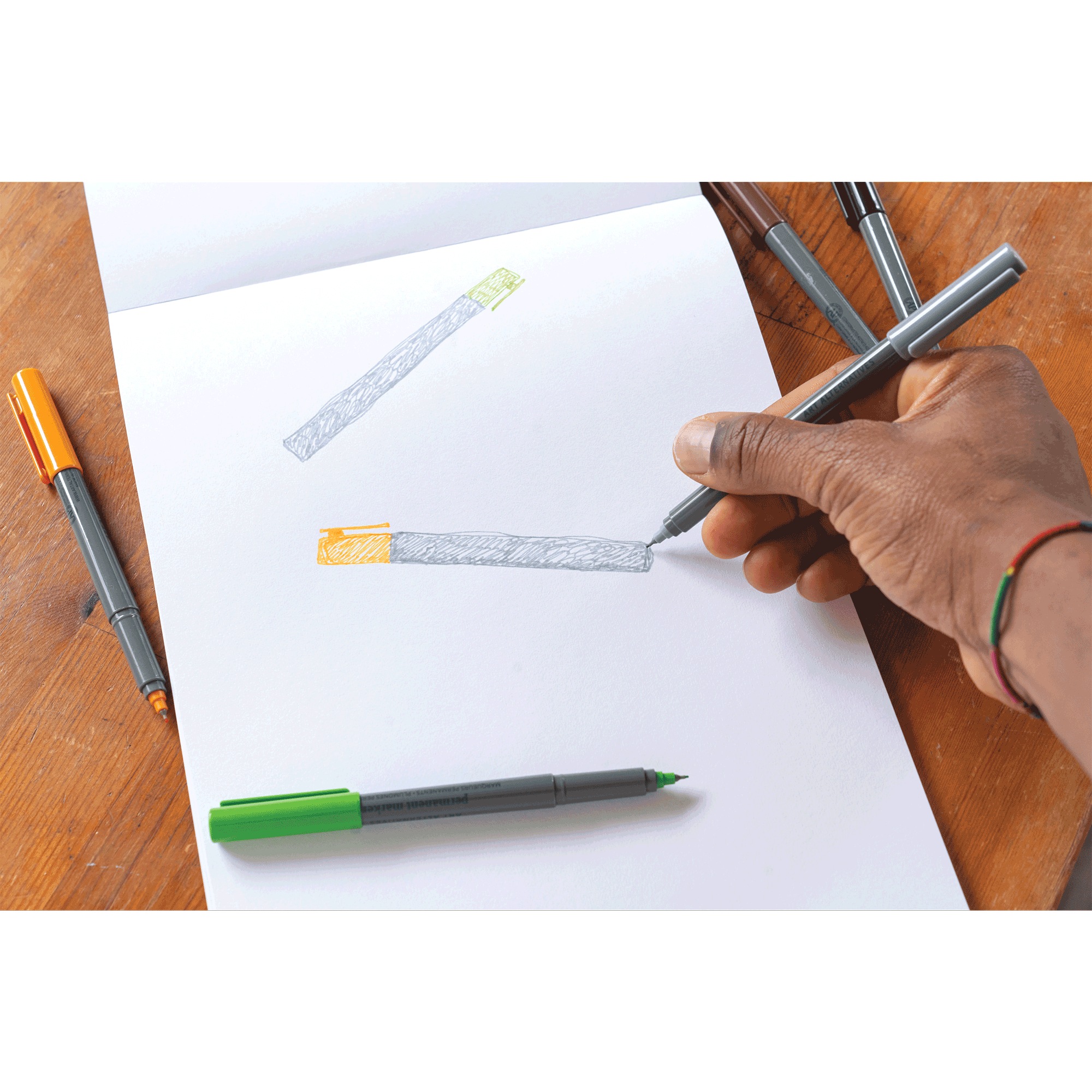 Art Alternatives 24-Piece Extra-Fine Permanent Marker Set 5 Art Alternatives 24-Piece Extra-Fine Permanent Marker Set