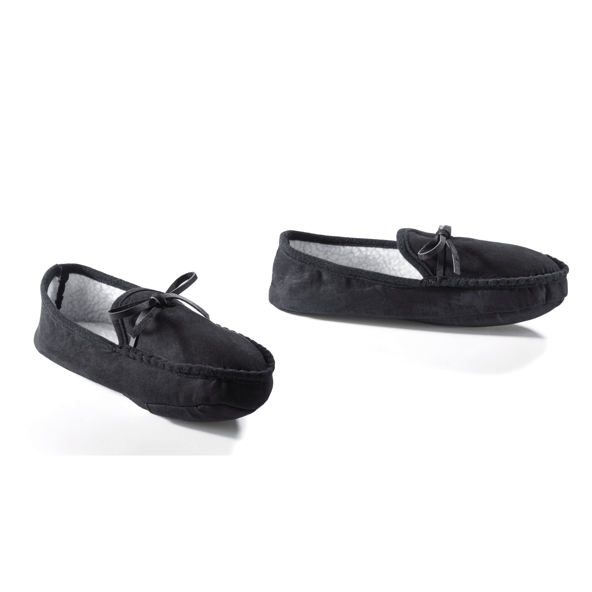Women's Faux-Leather Moccasin Slipper