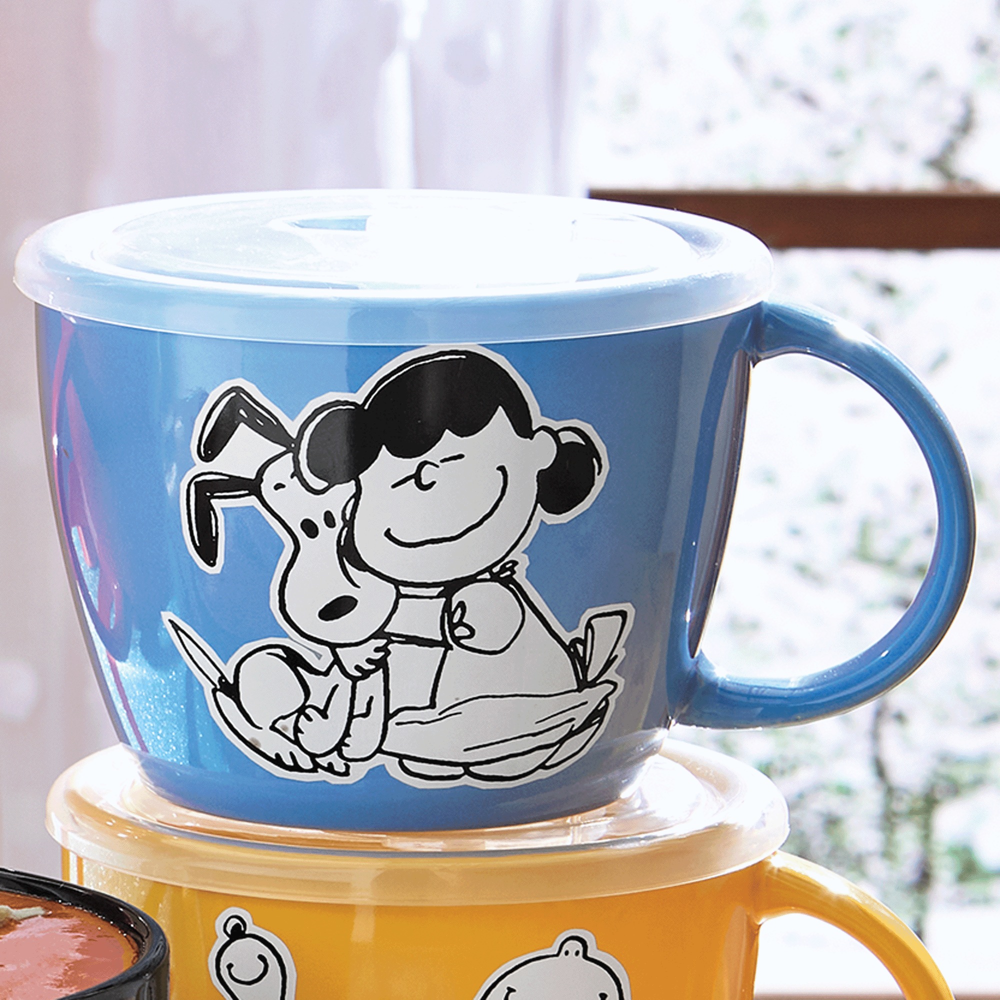 Peanuts Snoopy Pals Soup Mug with Lid 4 Peanuts Snoopy Pals Soup Mug with Lid