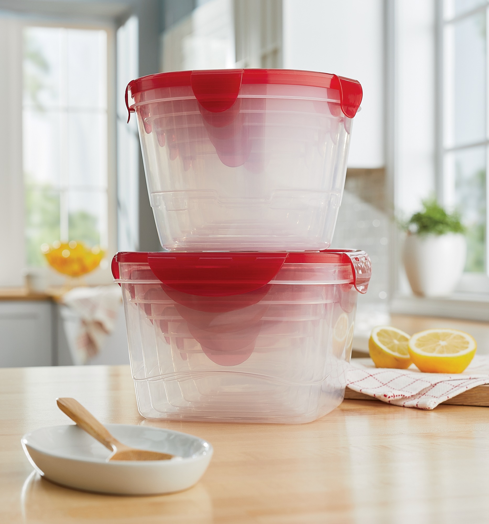Chef Tested 20-Piece BPA-Free Food Storage Set with Snap-Lock Lids