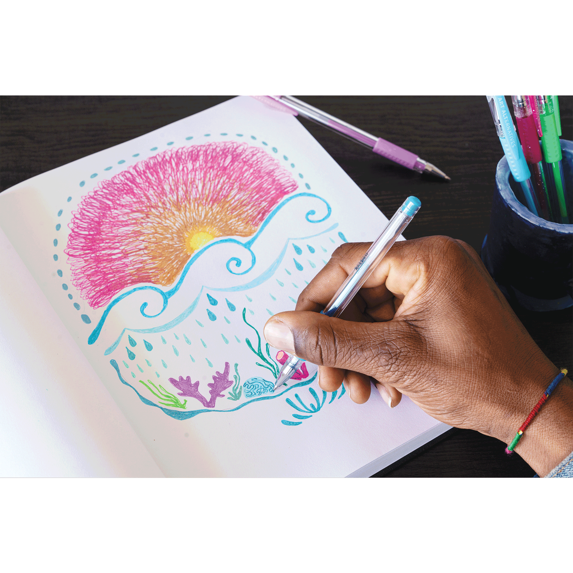 Art Alternatives 48-Piece Gel Pen Set 6 Art Alternatives 48-Piece Gel Pen Set