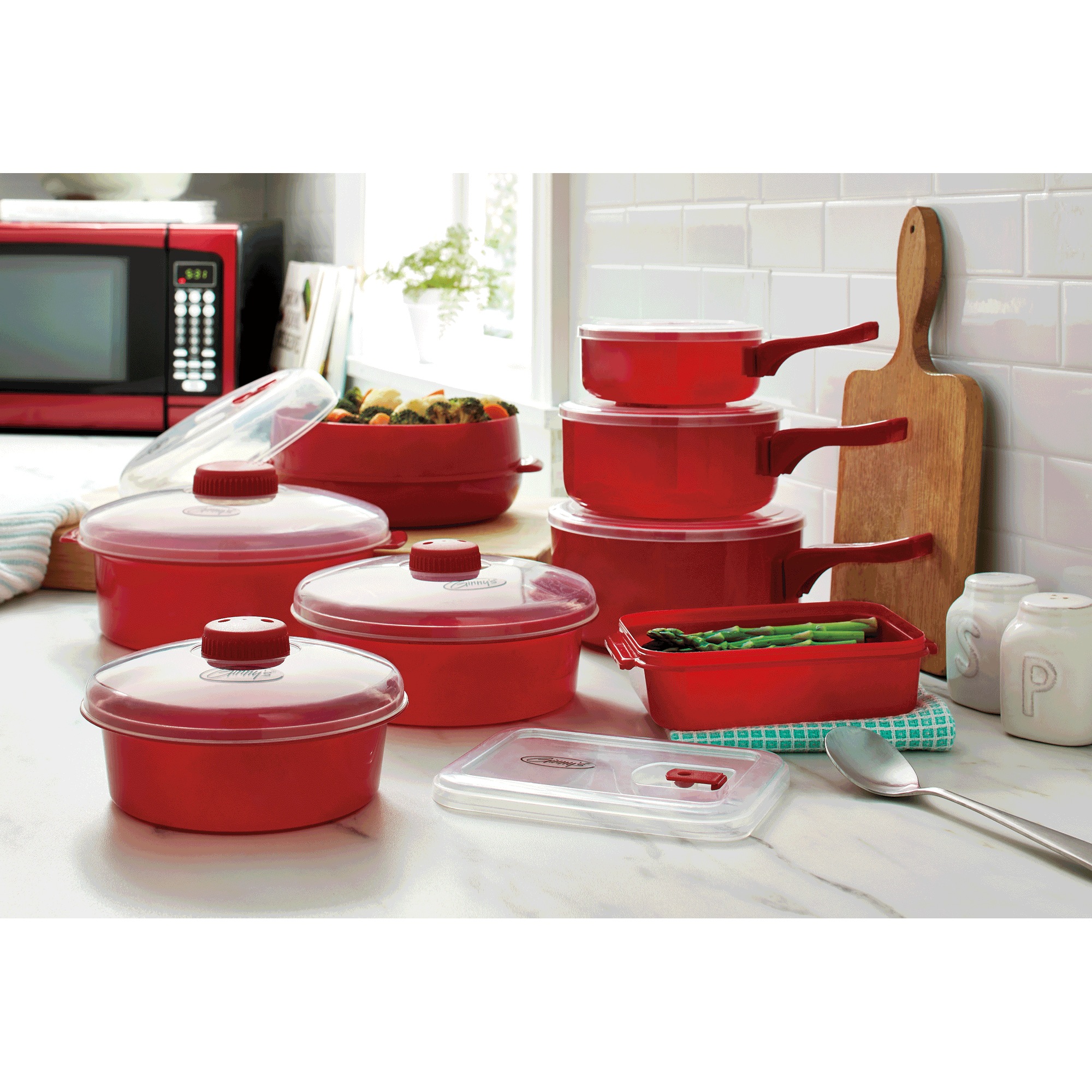 Ginny's 17-Piece Microwave Cookware Set
