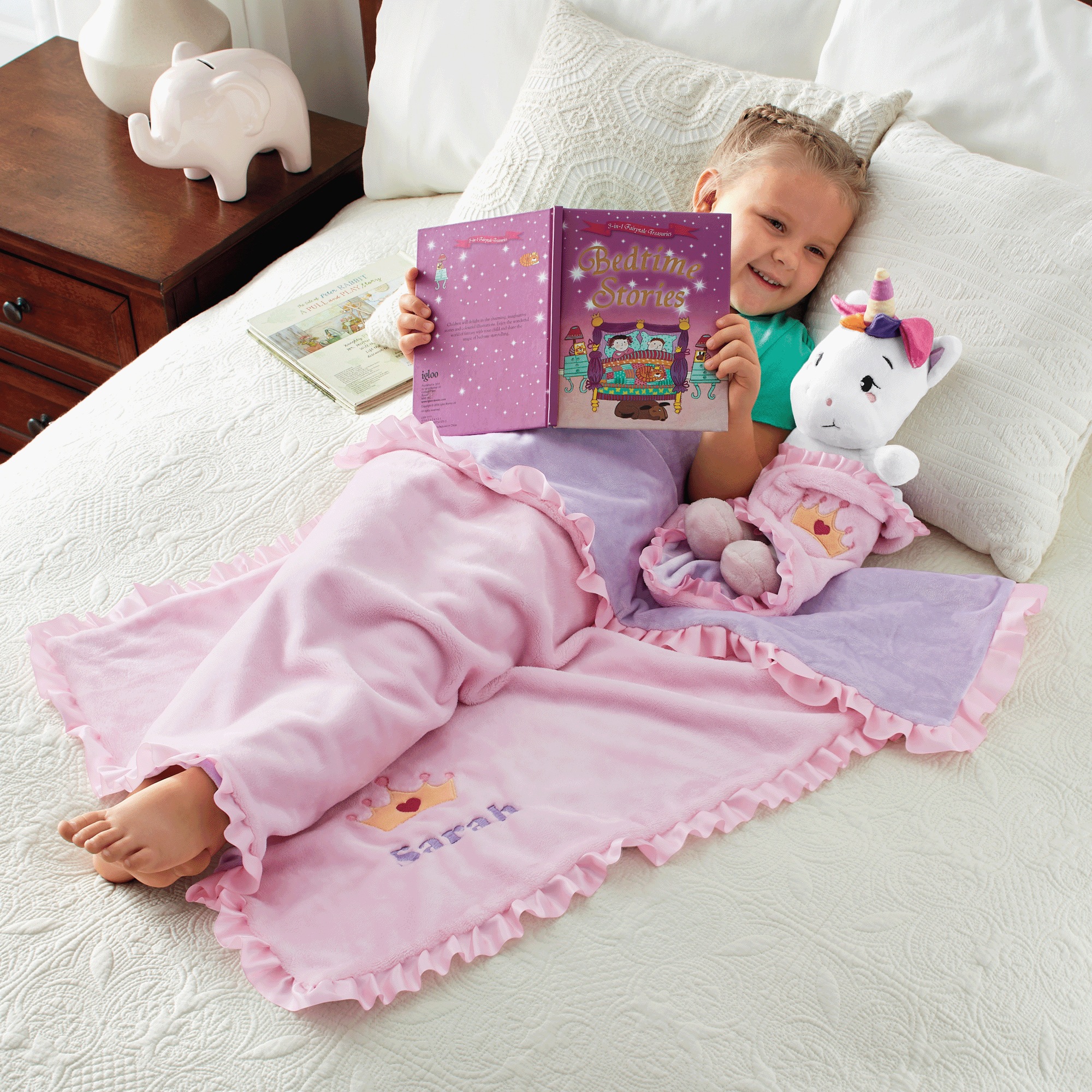 3-Piece Cuddle Blankets and Plush Pal Set