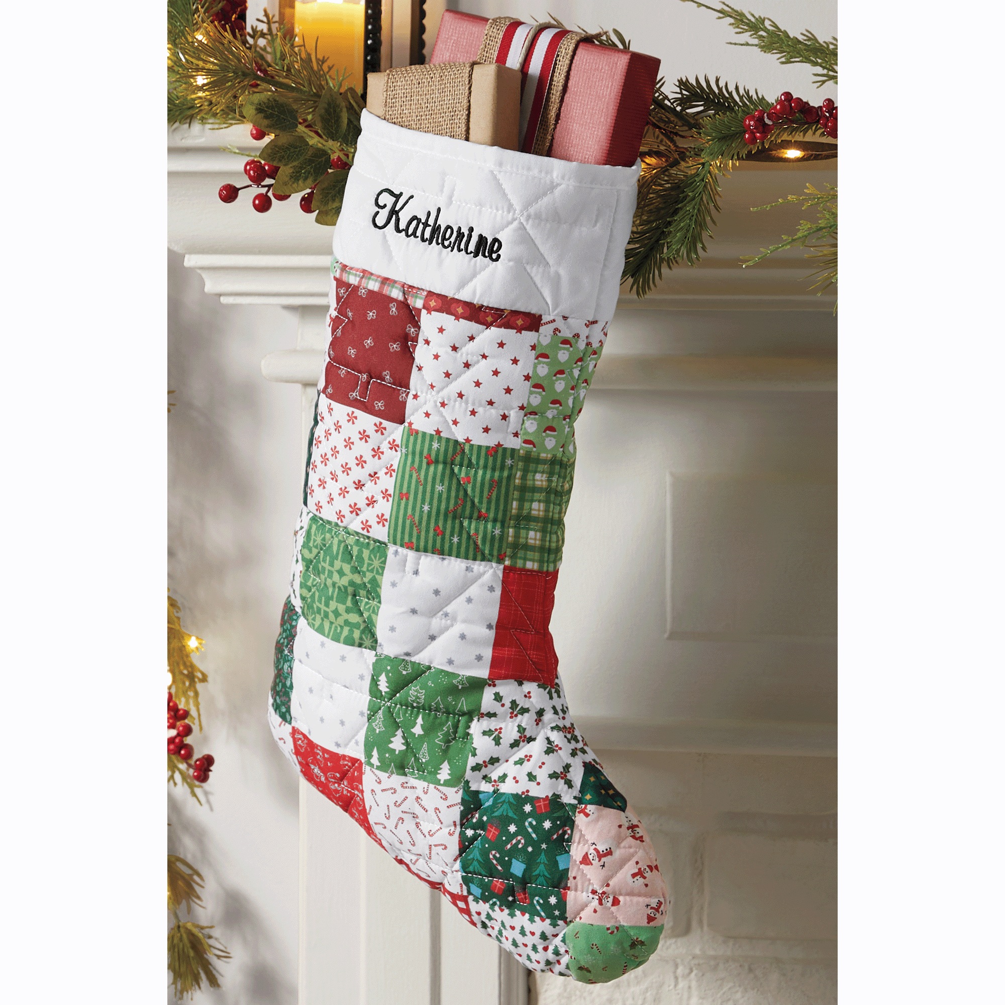 Puff Quilt Stocking