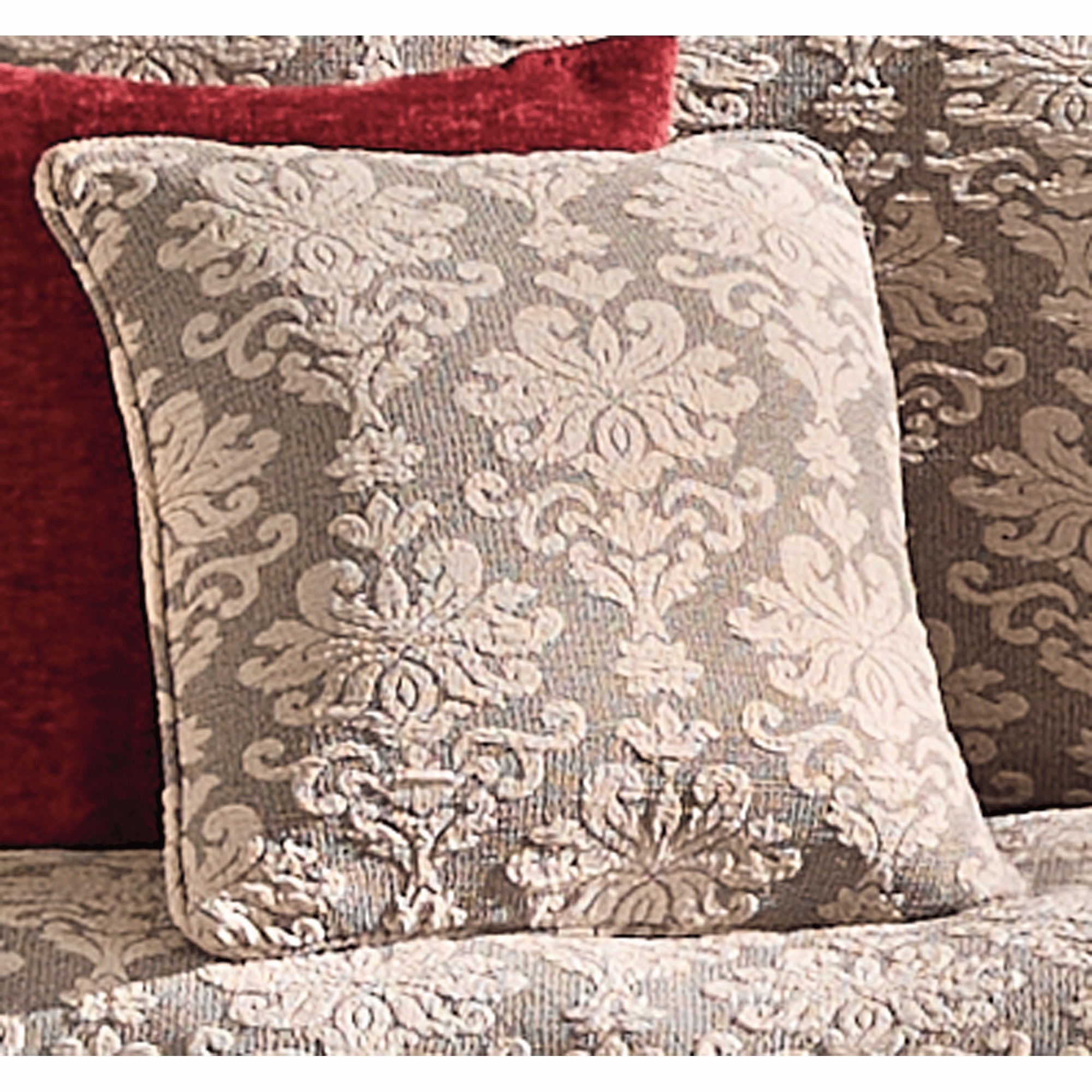 Damask Stretch Pillow Cover