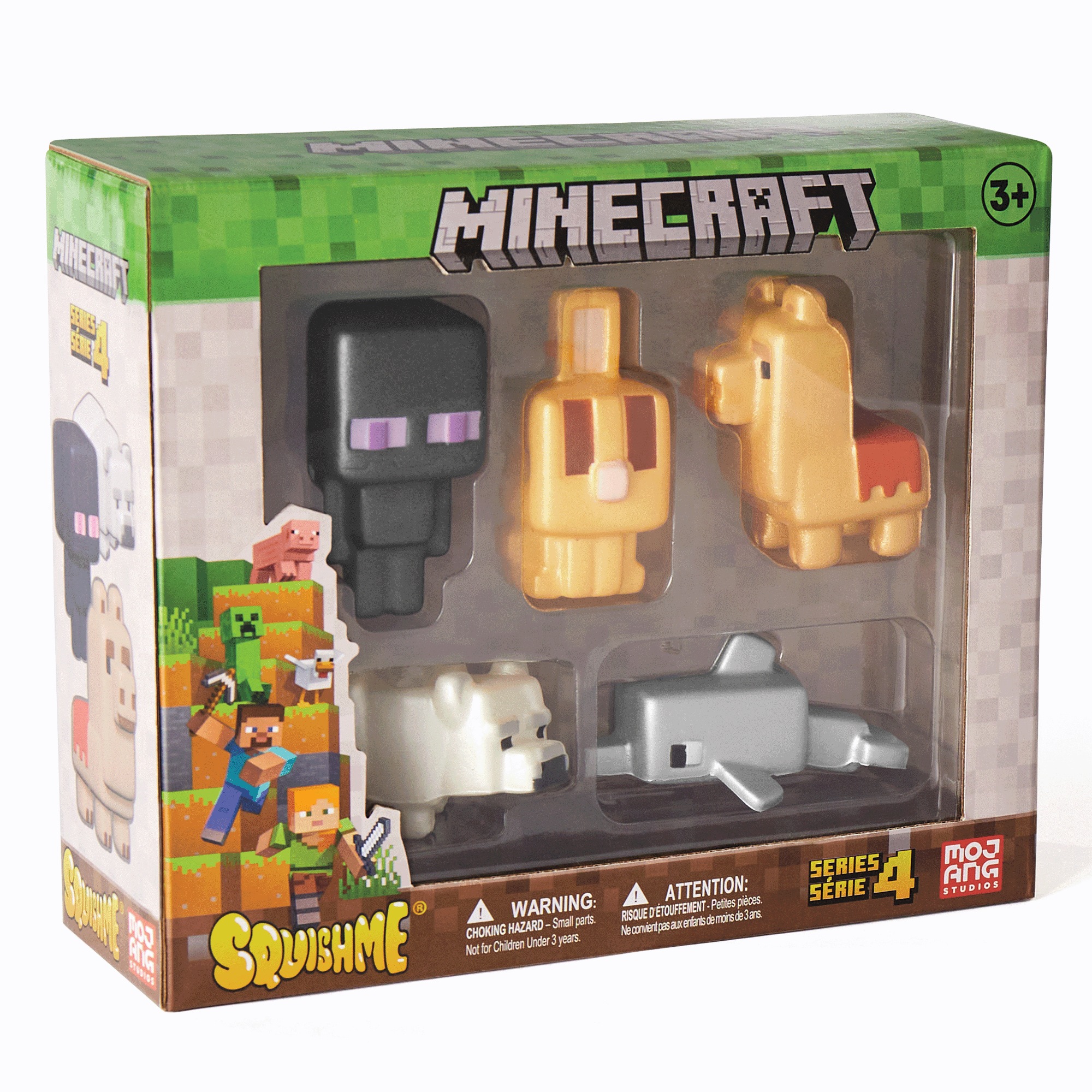 Minecraft SquishMe Plush Collector Set