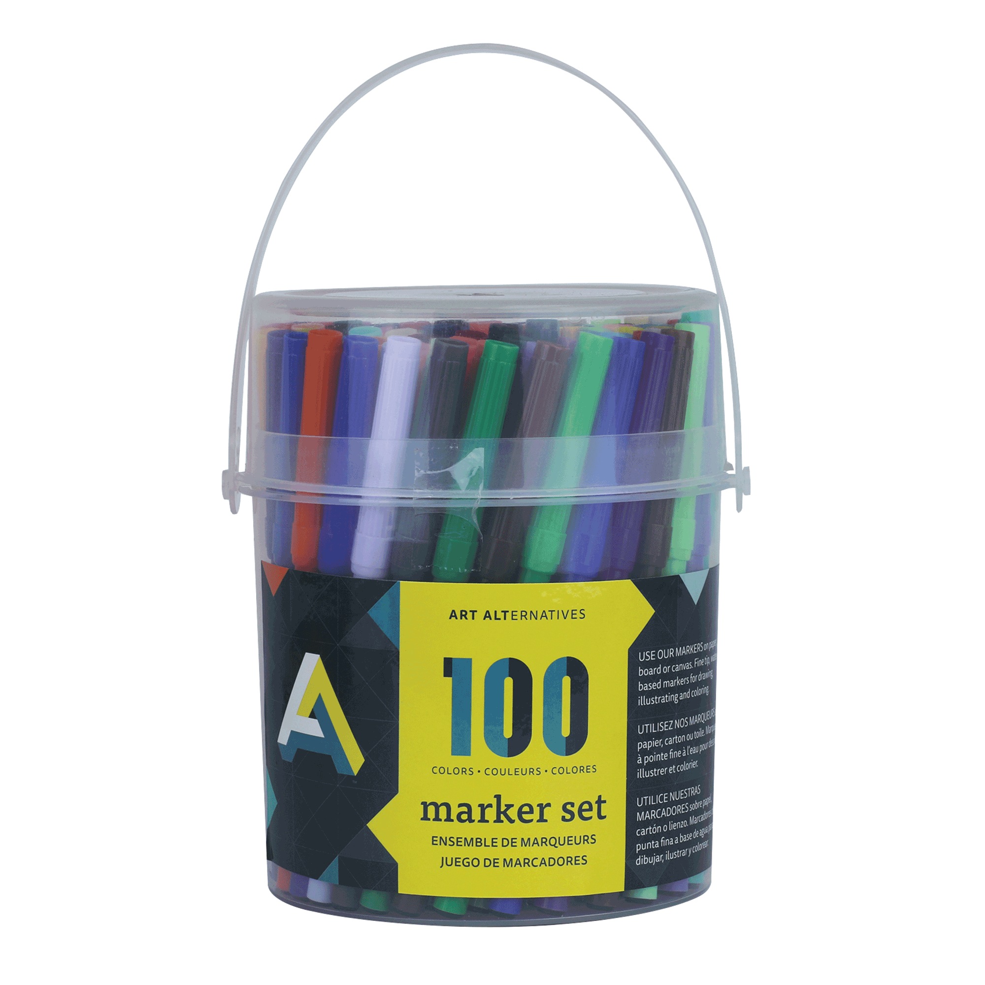 Art Alternatives 100-Piece Marker Set 4 Art Alternatives 100-Piece Marker Set