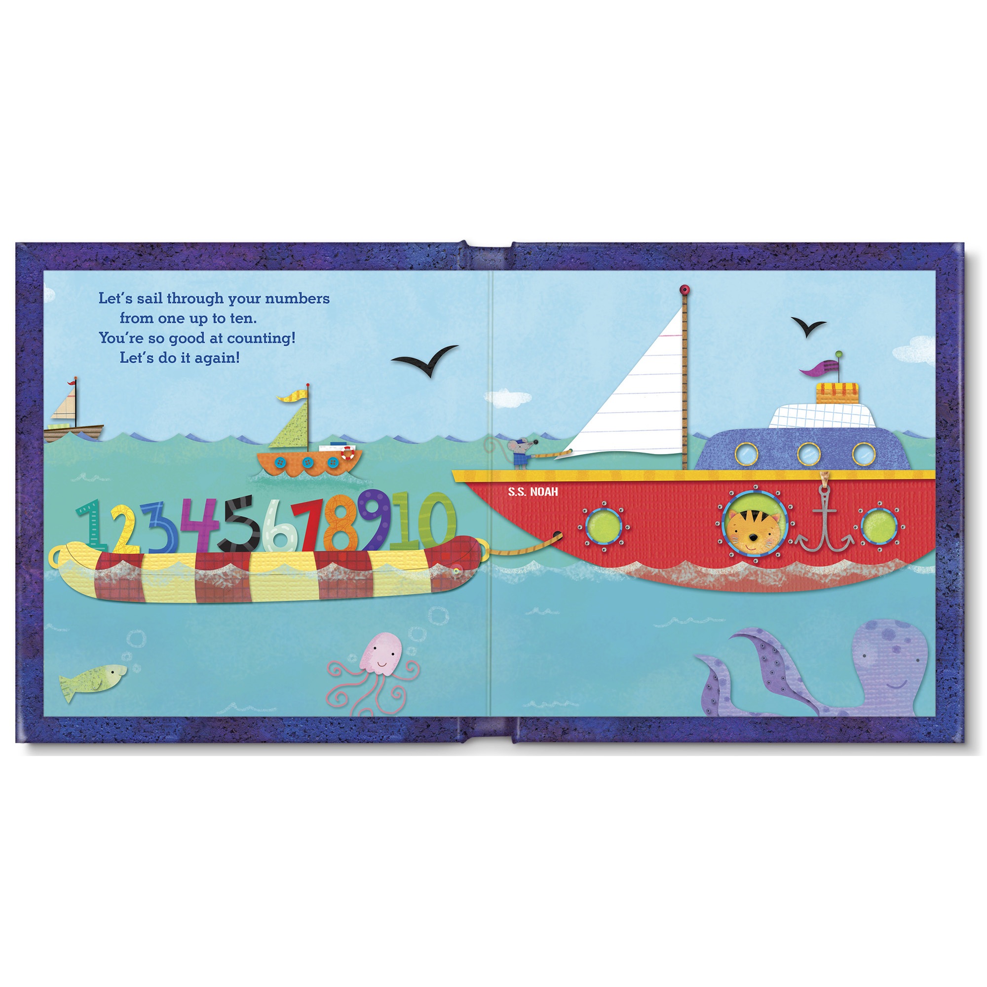 1-2-3 Blast Off With Me Personalized Board Book