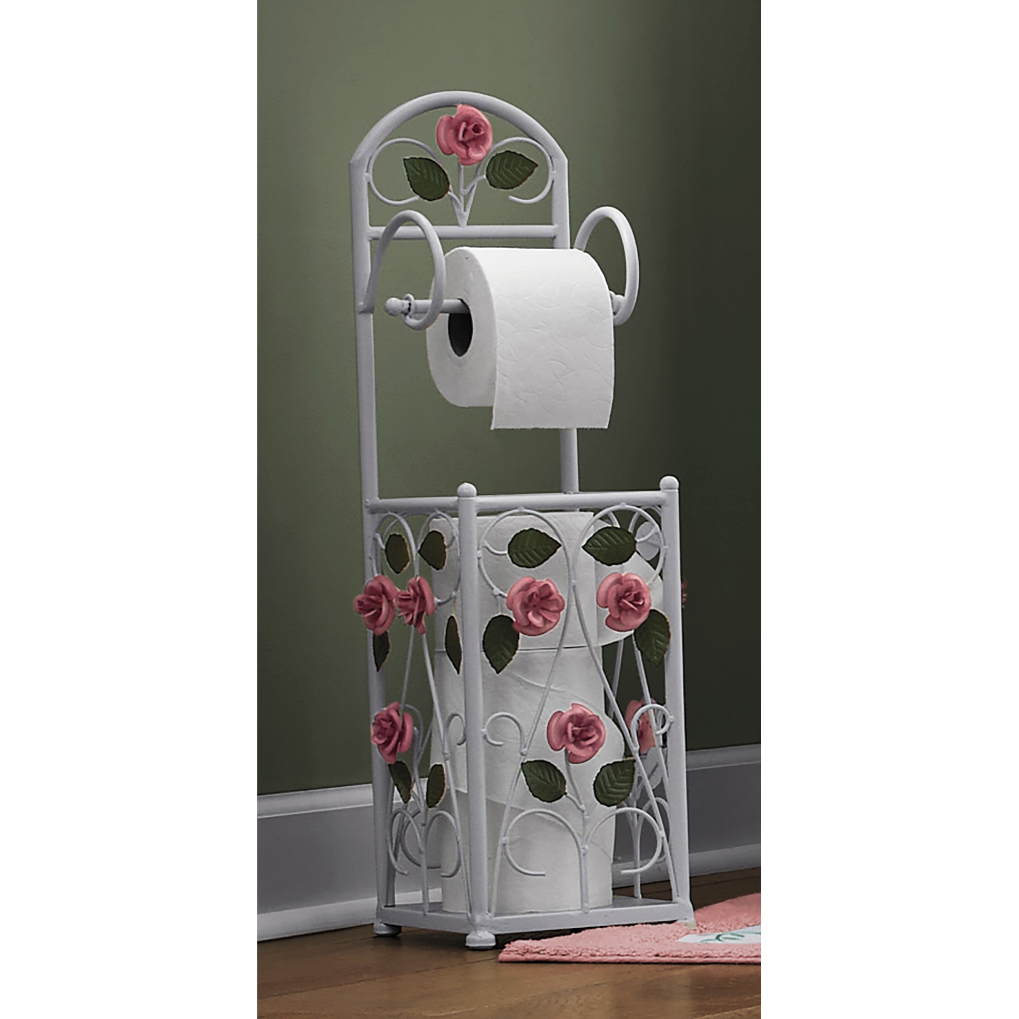 Chelsea Rose Toilet Paper Holder