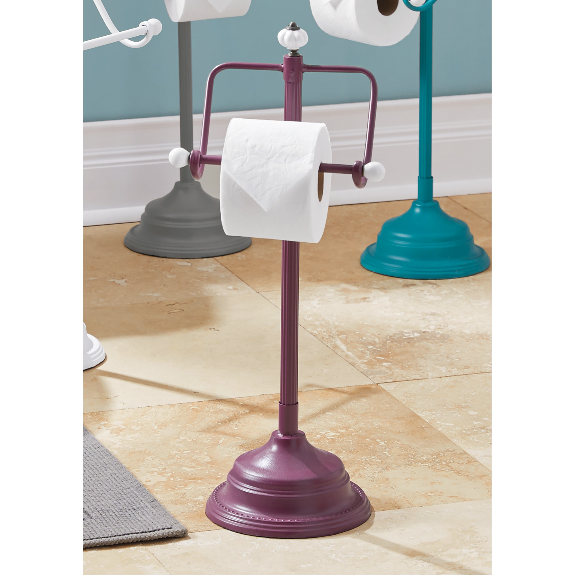 Floor Toilet Paper Holder 4 Floor Toilet Paper Holder