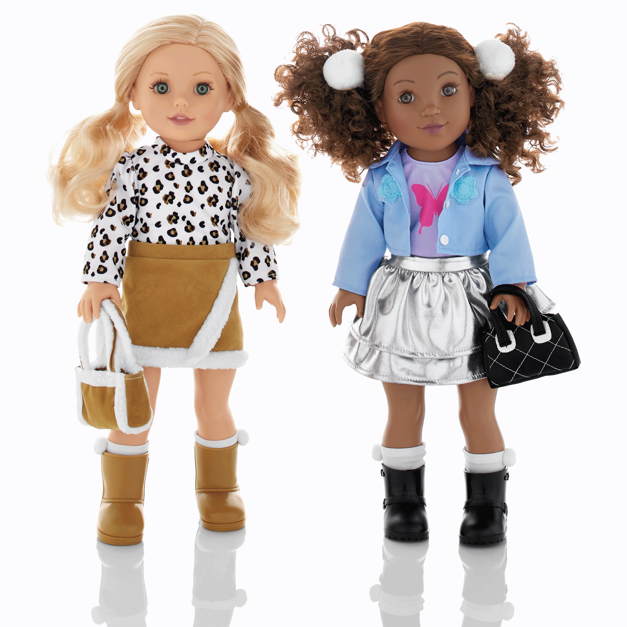 In Style Girl Doll with Set of 3 Outfits