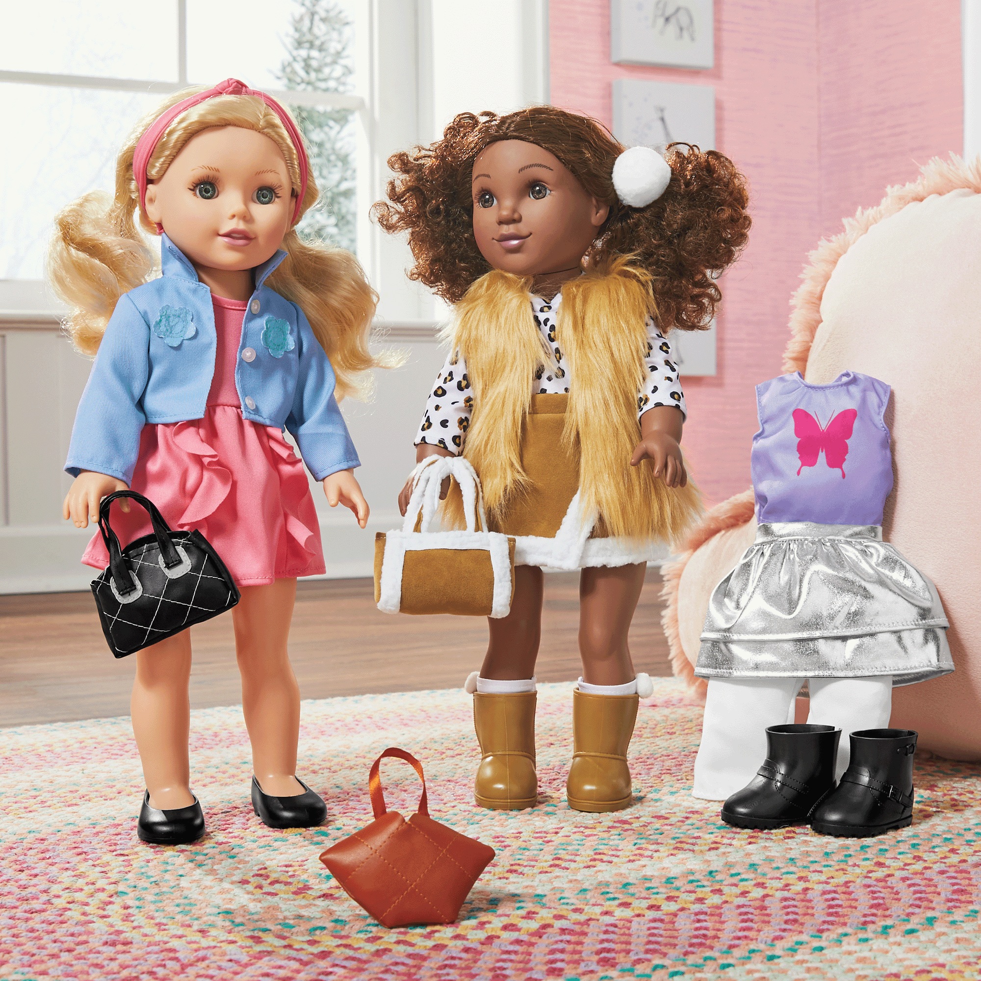 In Style Girl Doll with Set of 3 Outfits