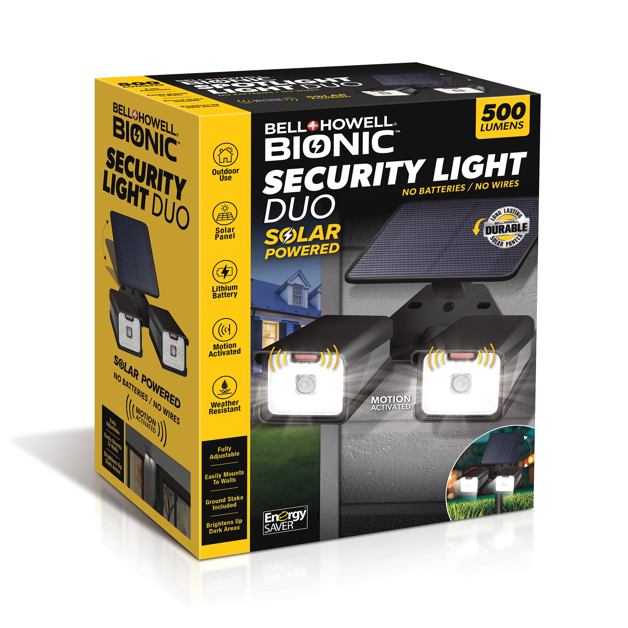 Bell+Howell Solar Security Light Duo