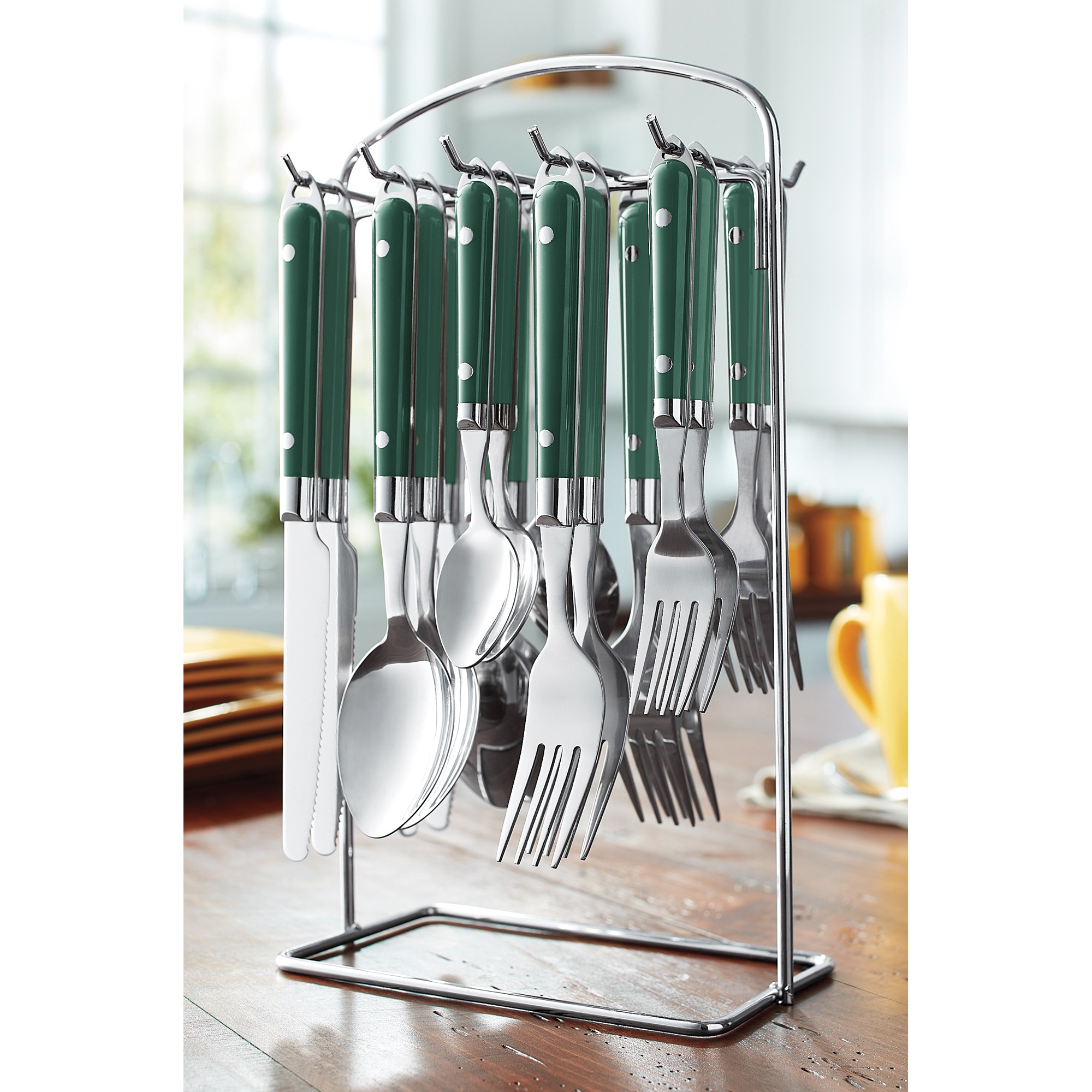 20-Piece Hanging Flatware Set