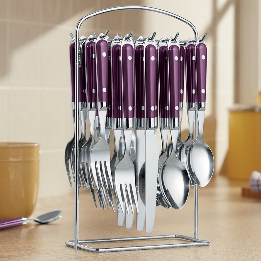 20-Piece Hanging Flatware Set 4 20-Piece Hanging Flatware Set