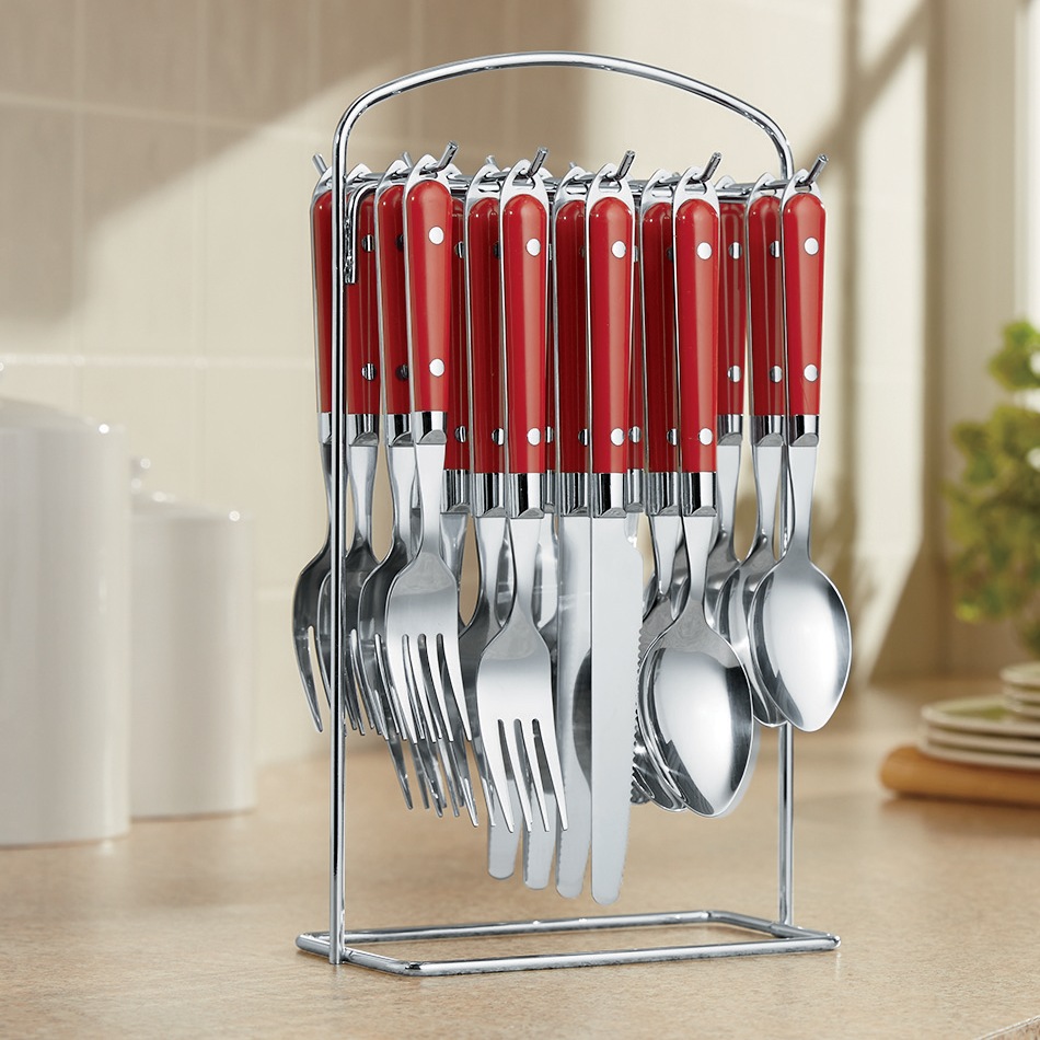 20-Piece Hanging Flatware Set 5 20-Piece Hanging Flatware Set