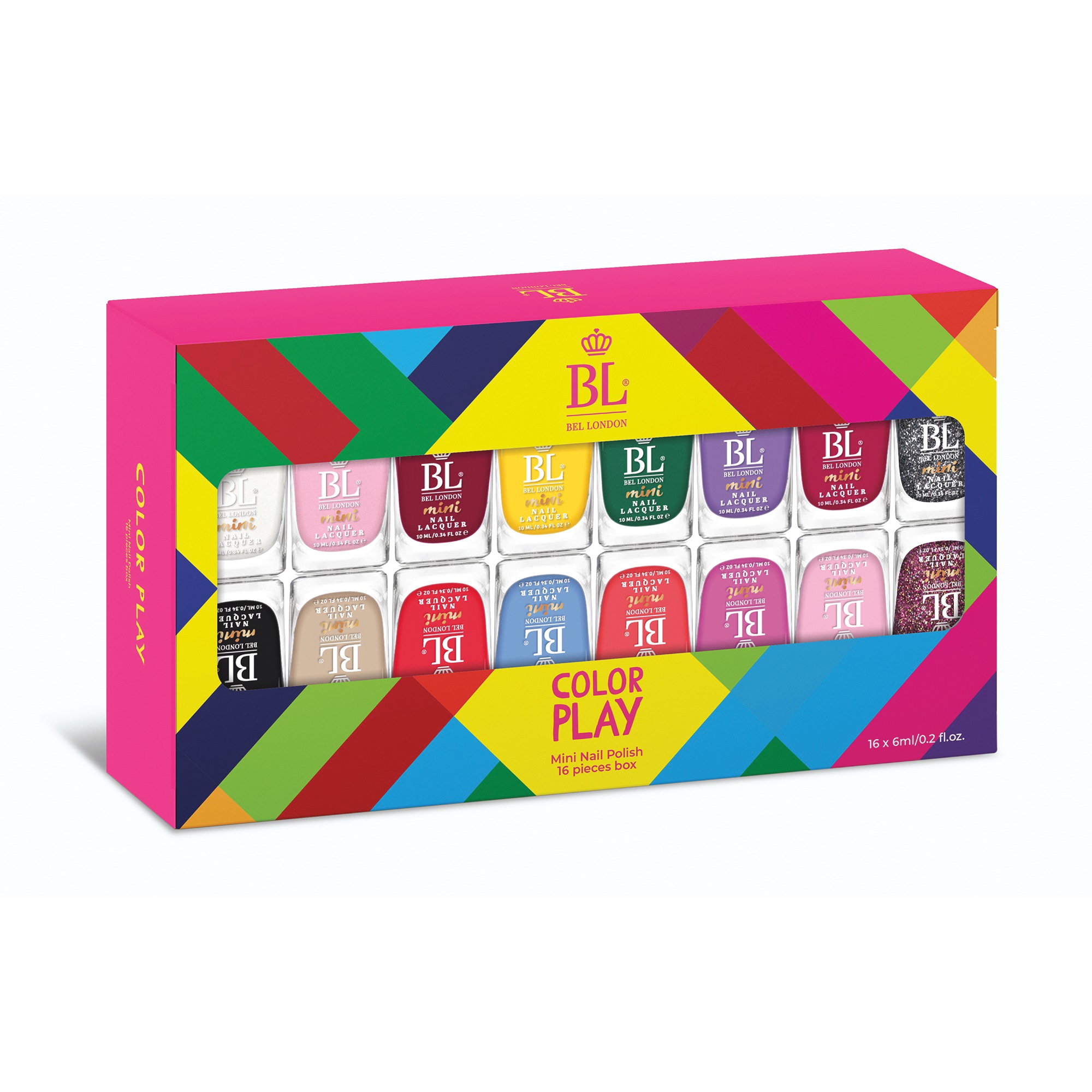 Bel London Color Play 16-Piece Nail Polish Set 3 Bel London Color Play 16-Piece Nail Polish Set