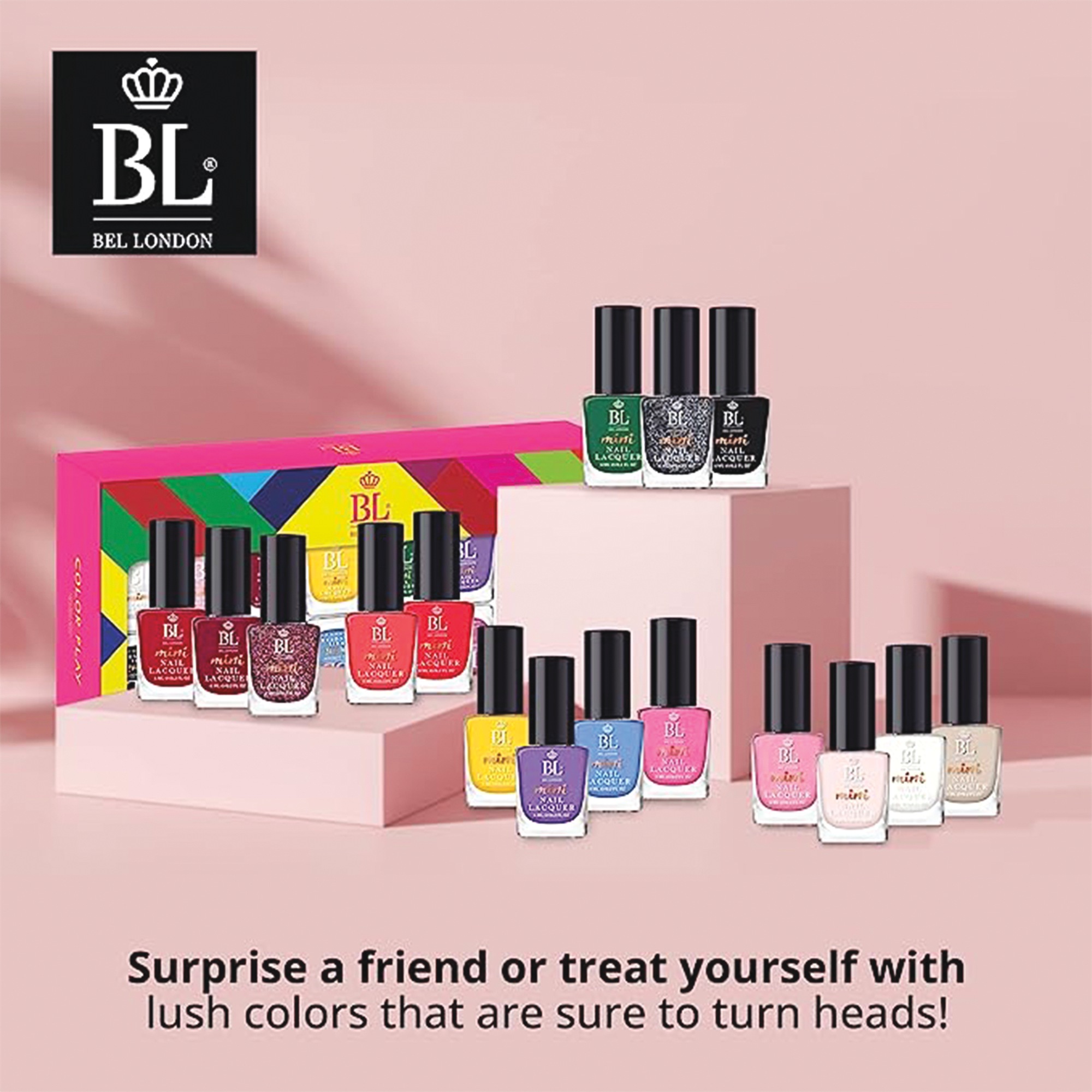 Bel London Color Play 16-Piece Nail Polish Set 5 Bel London Color Play 16-Piece Nail Polish Set