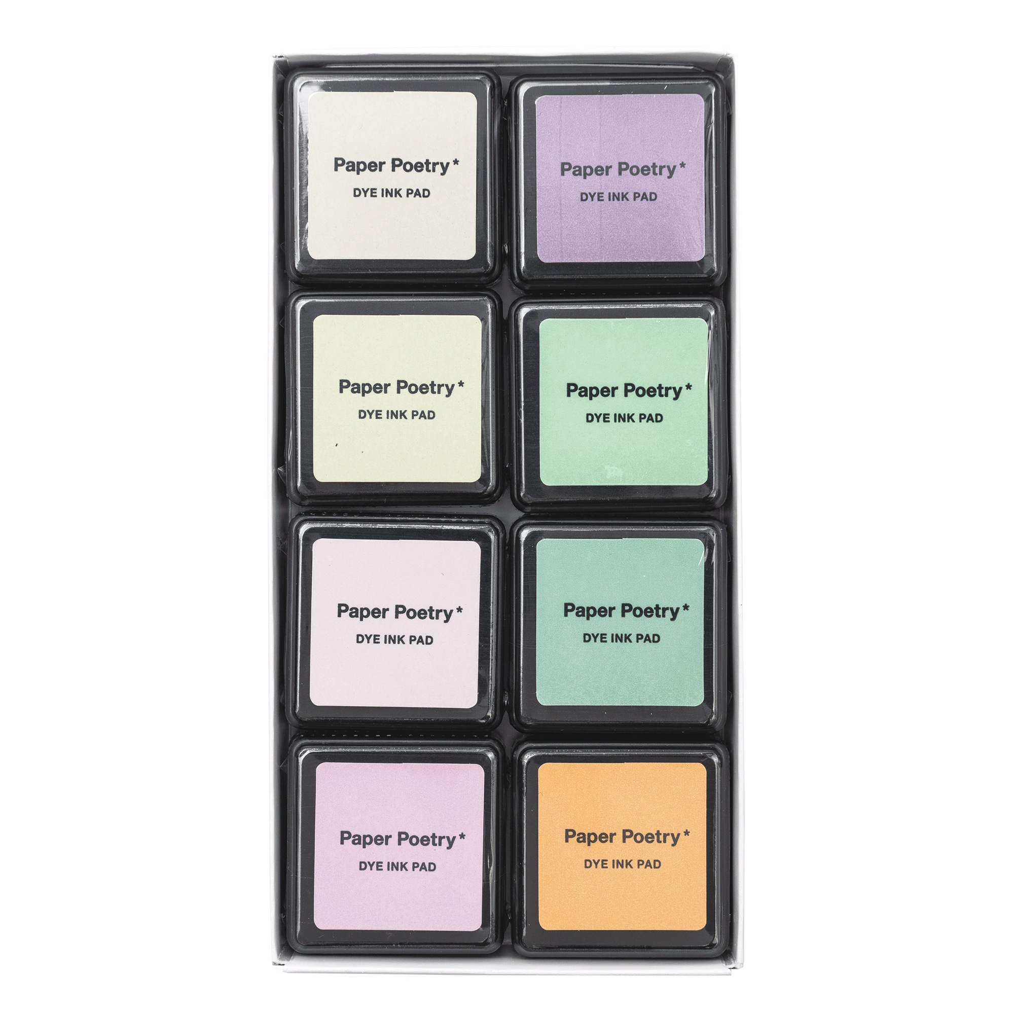 8-Color Stamp Ink Pad Set