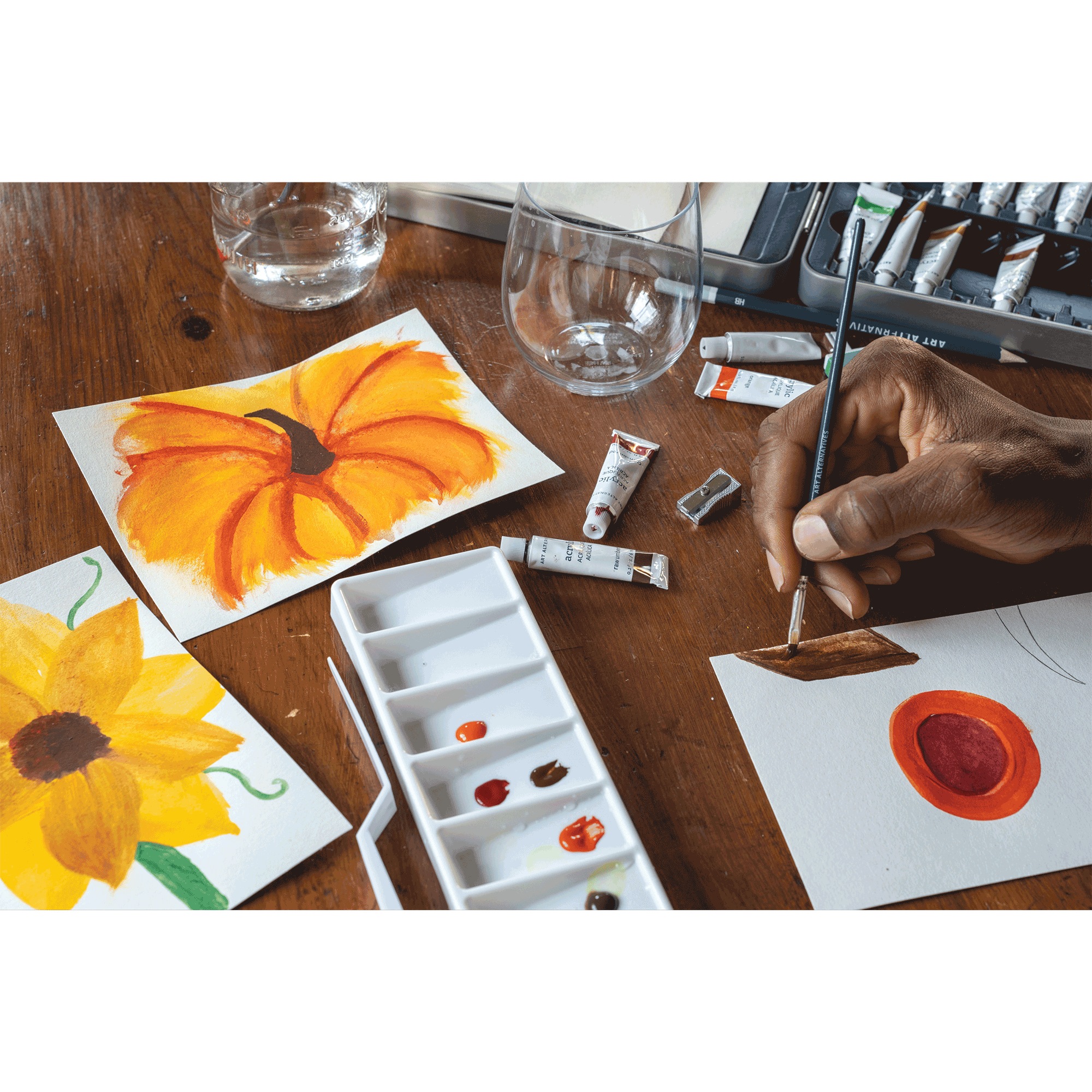 Art Alternatives 60-Piece Acrylic Art Set 8 Art Alternatives 60-Piece Acrylic Art Set