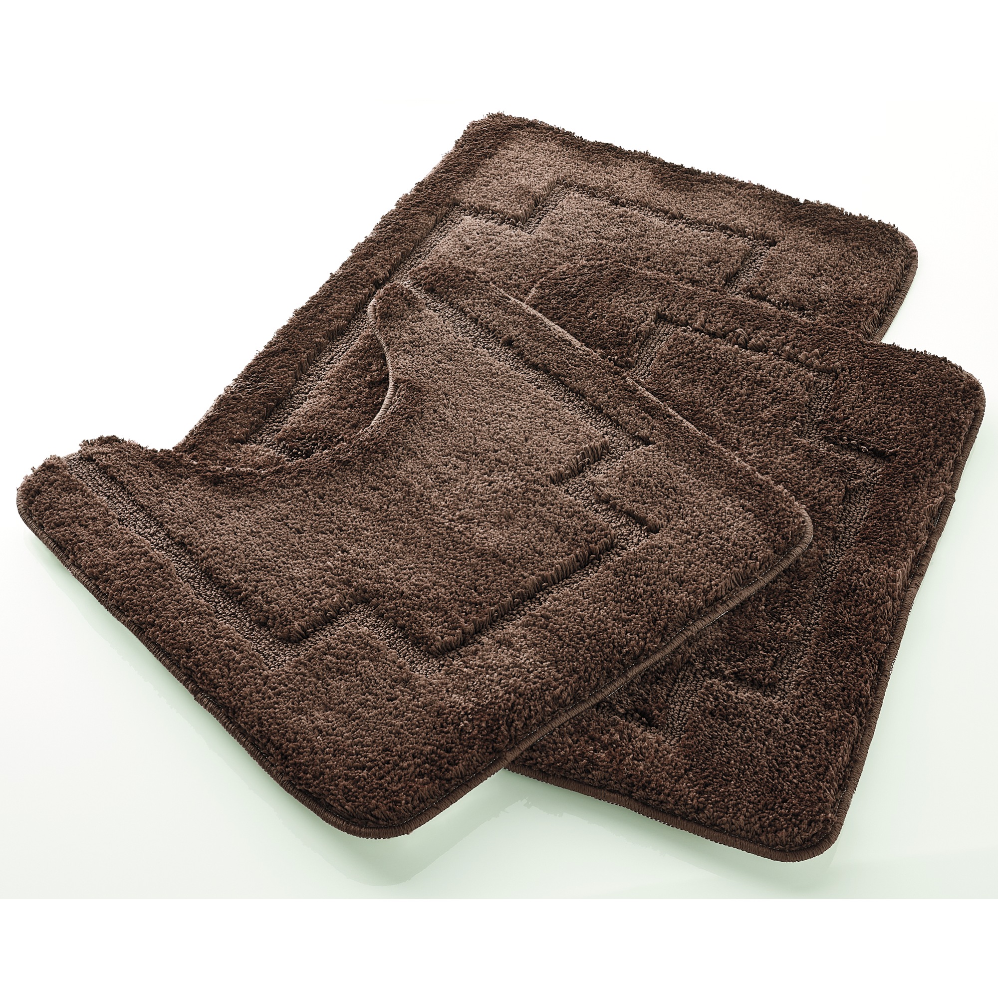 3-piece Serene Bath Mat Set 4 3-piece Serene Bath Mat Set