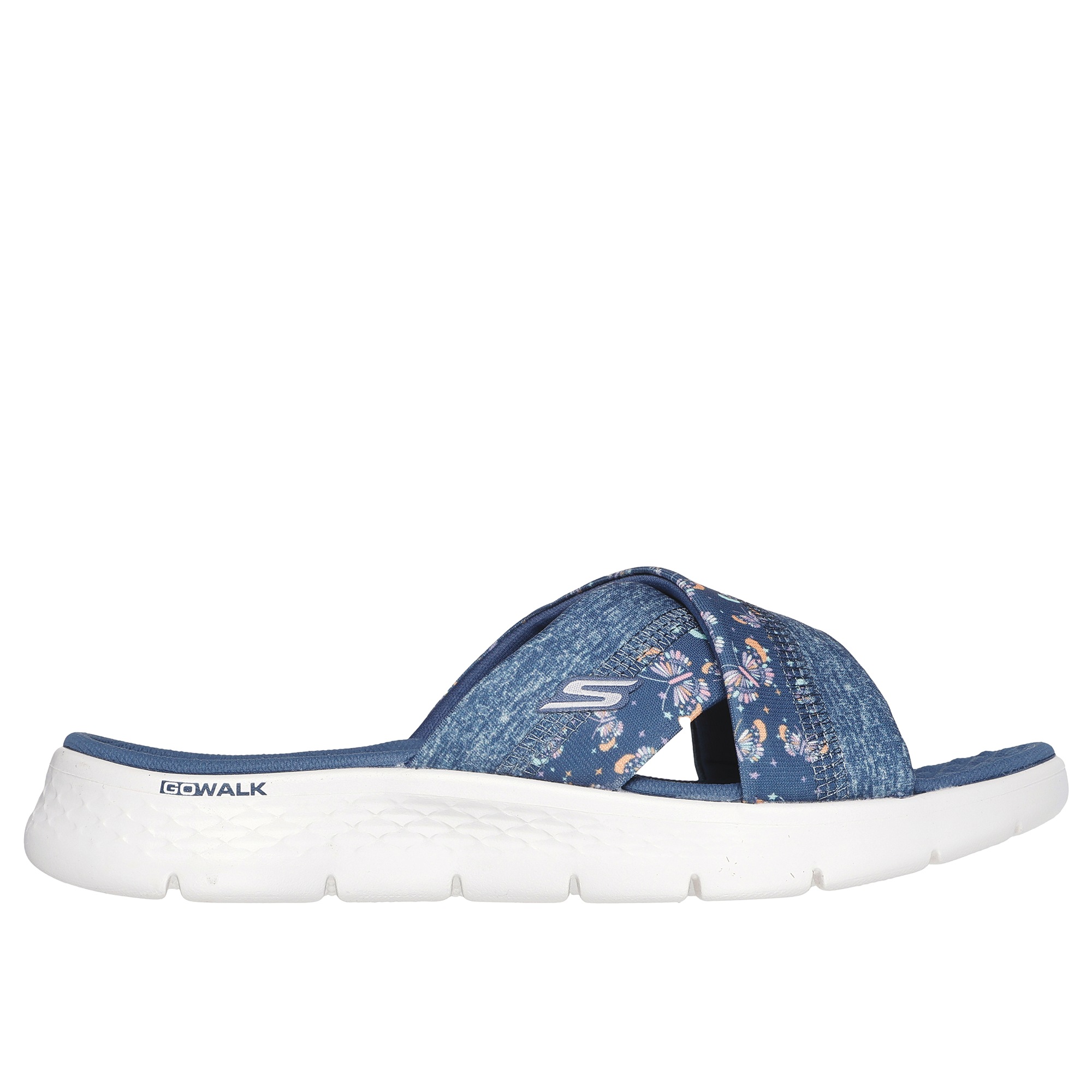 Skechers Womens' GO WALK Flex Butterfly Bliss Slide 4 Skechers Womens' GO WALK Flex Butterfly Bliss Slide