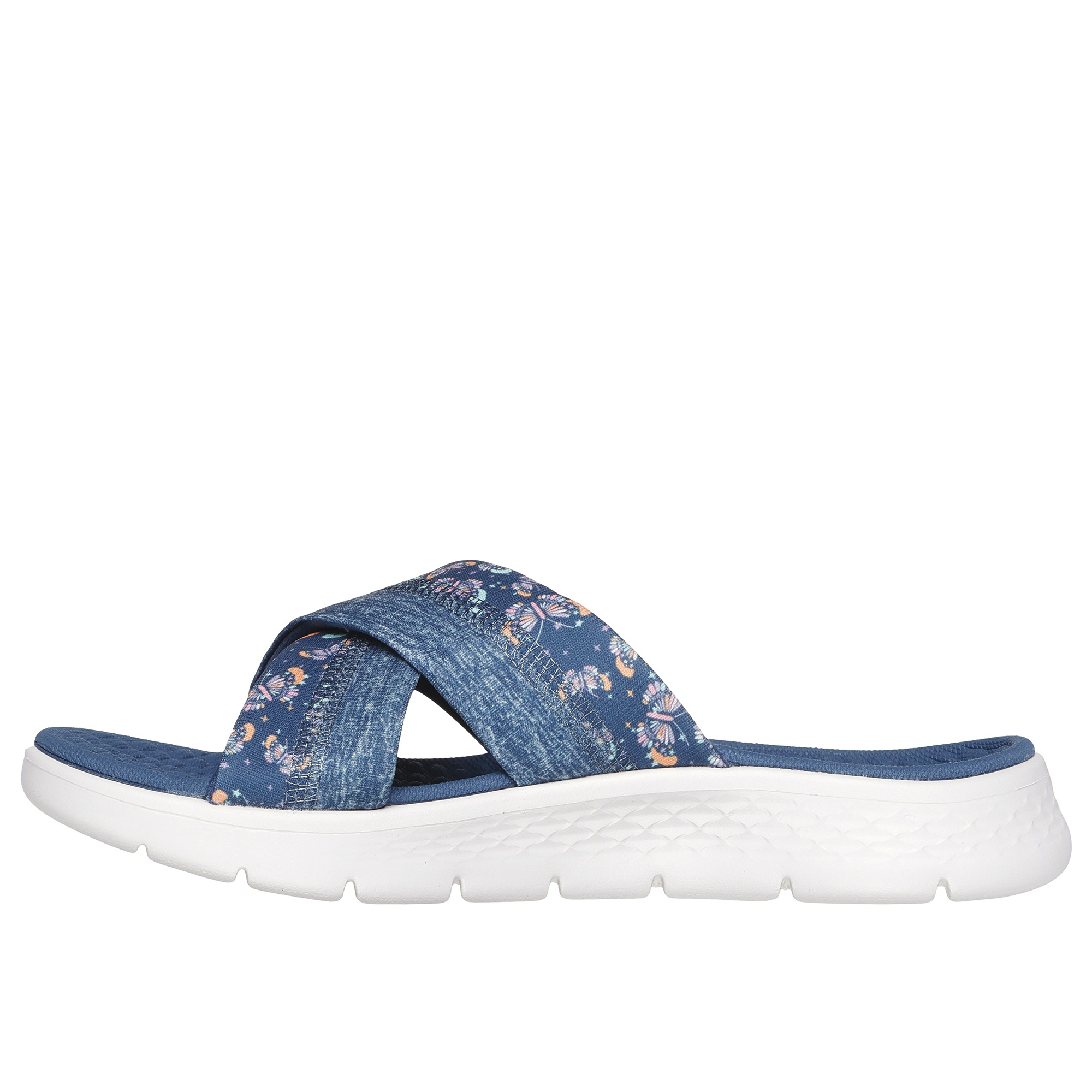 Skechers Womens' GO WALK Flex Butterfly Bliss Slide 5 Skechers Womens' GO WALK Flex Butterfly Bliss Slide