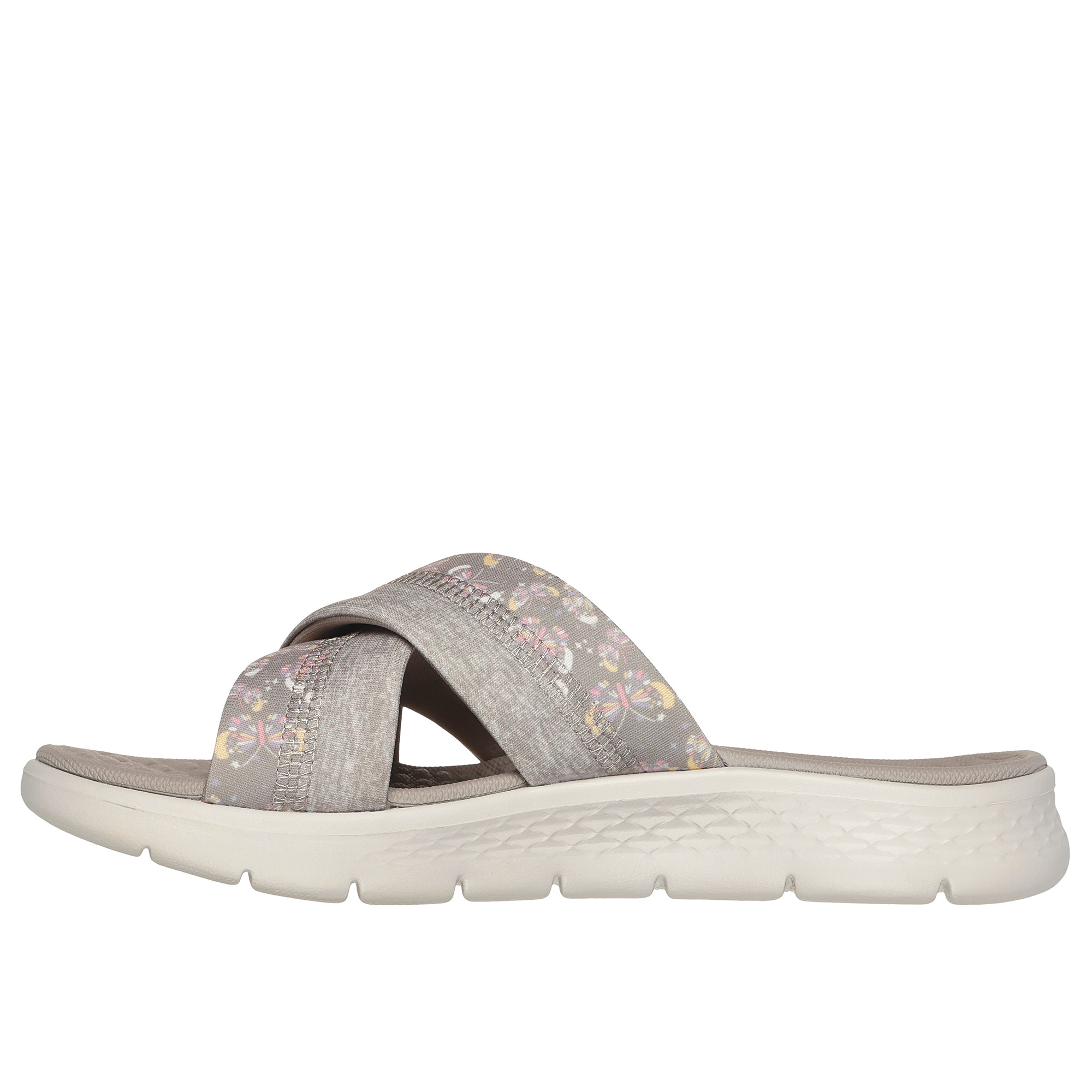 Skechers Womens' GO WALK Flex Butterfly Bliss Slide 9 Skechers Womens' GO WALK Flex Butterfly Bliss Slide