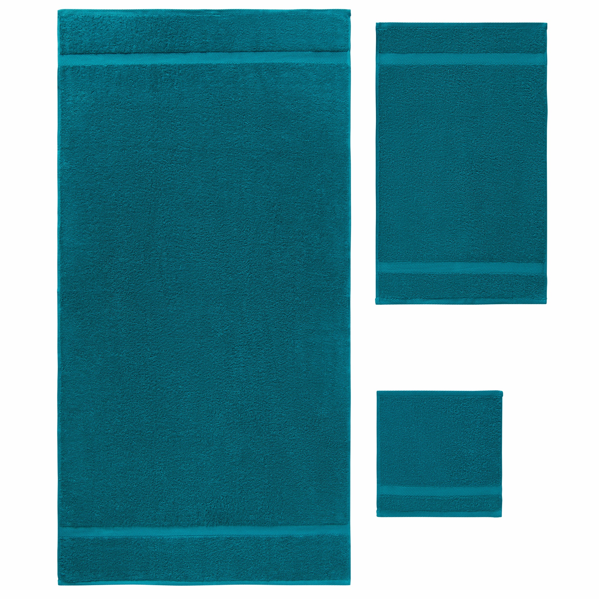 12-Piece Serene Cotton Terry Bath Towel Set 4 12-Piece Serene Cotton Terry Bath Towel Set