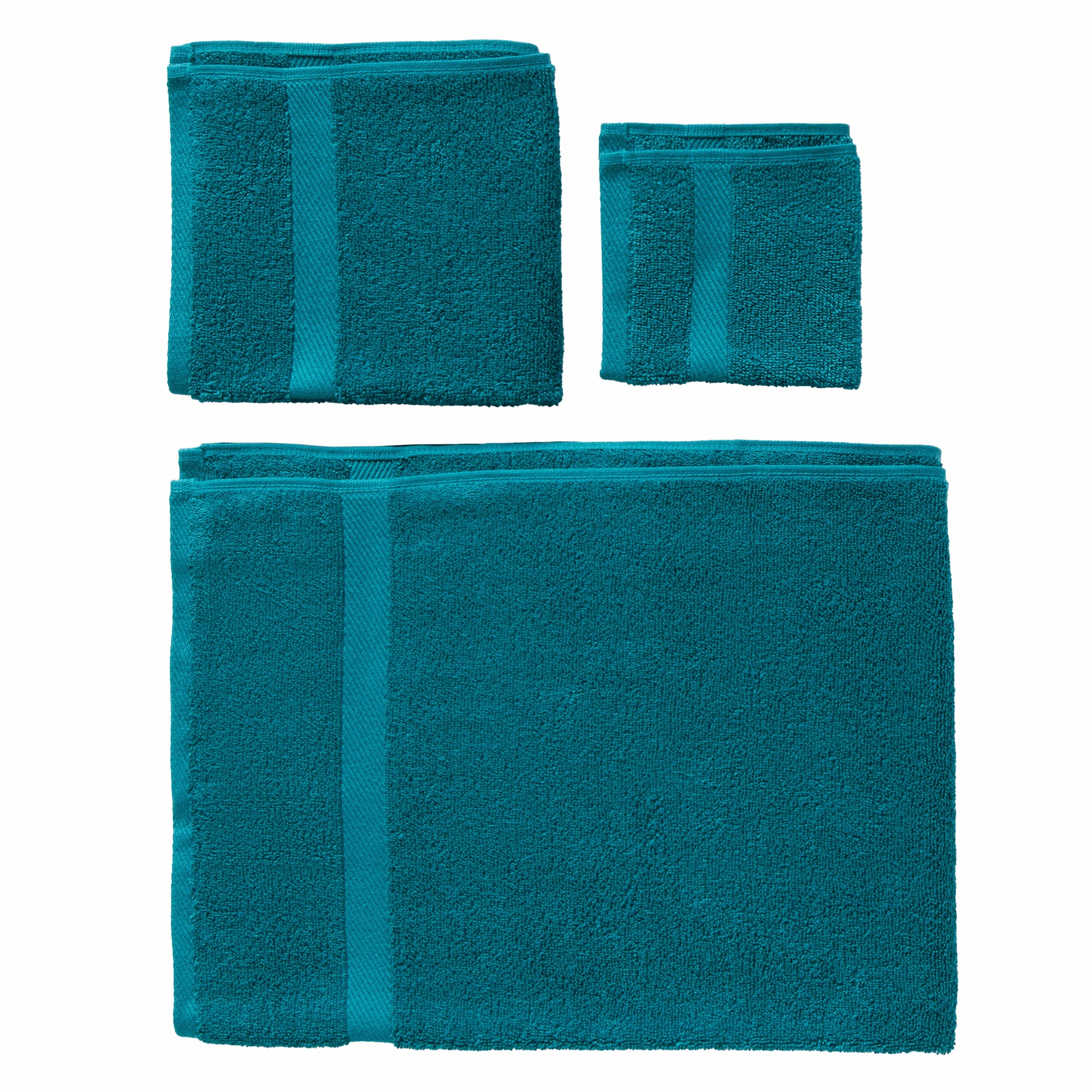 12-Piece Serene Cotton Terry Bath Towel Set 5 12-Piece Serene Cotton Terry Bath Towel Set