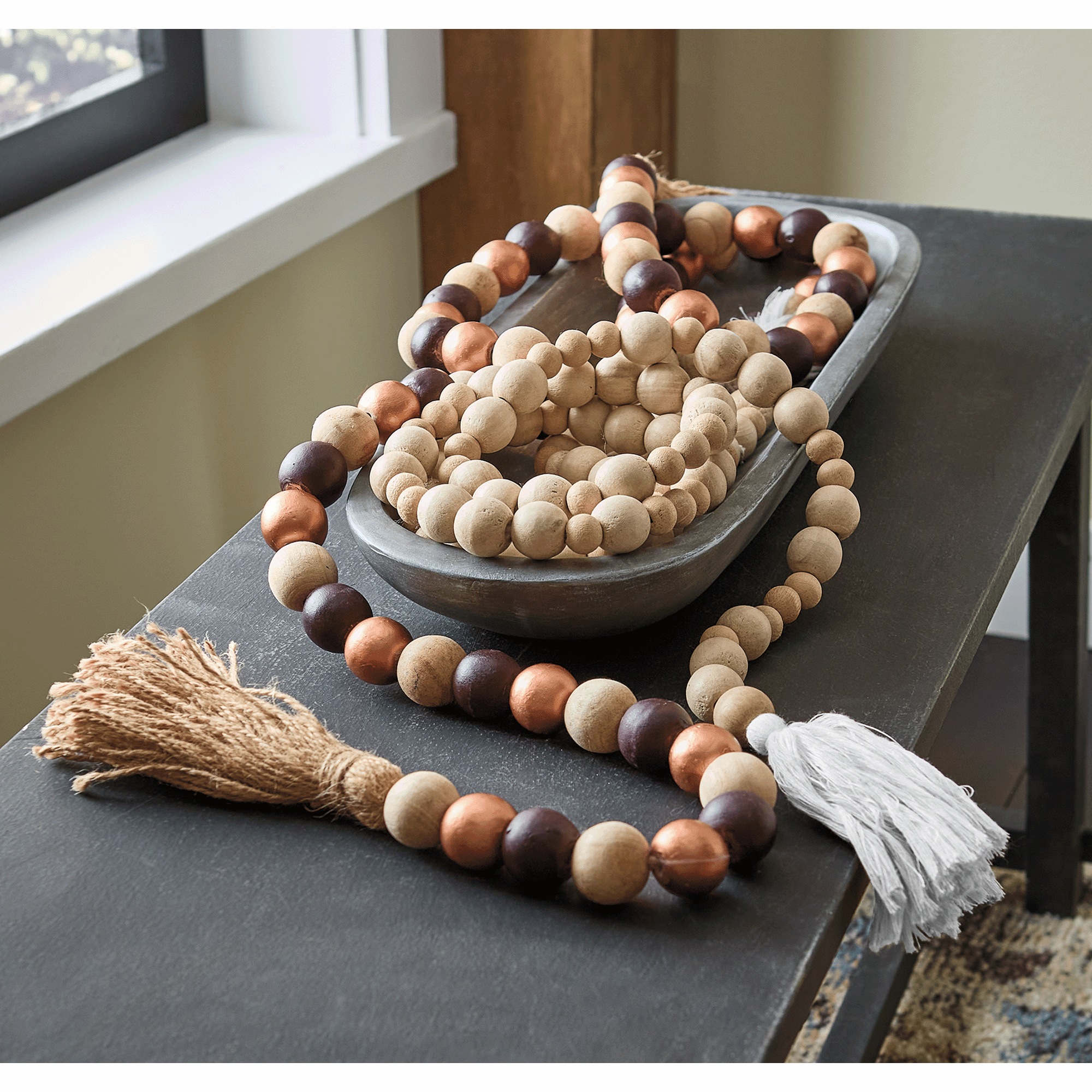 Wooden Bead Garland