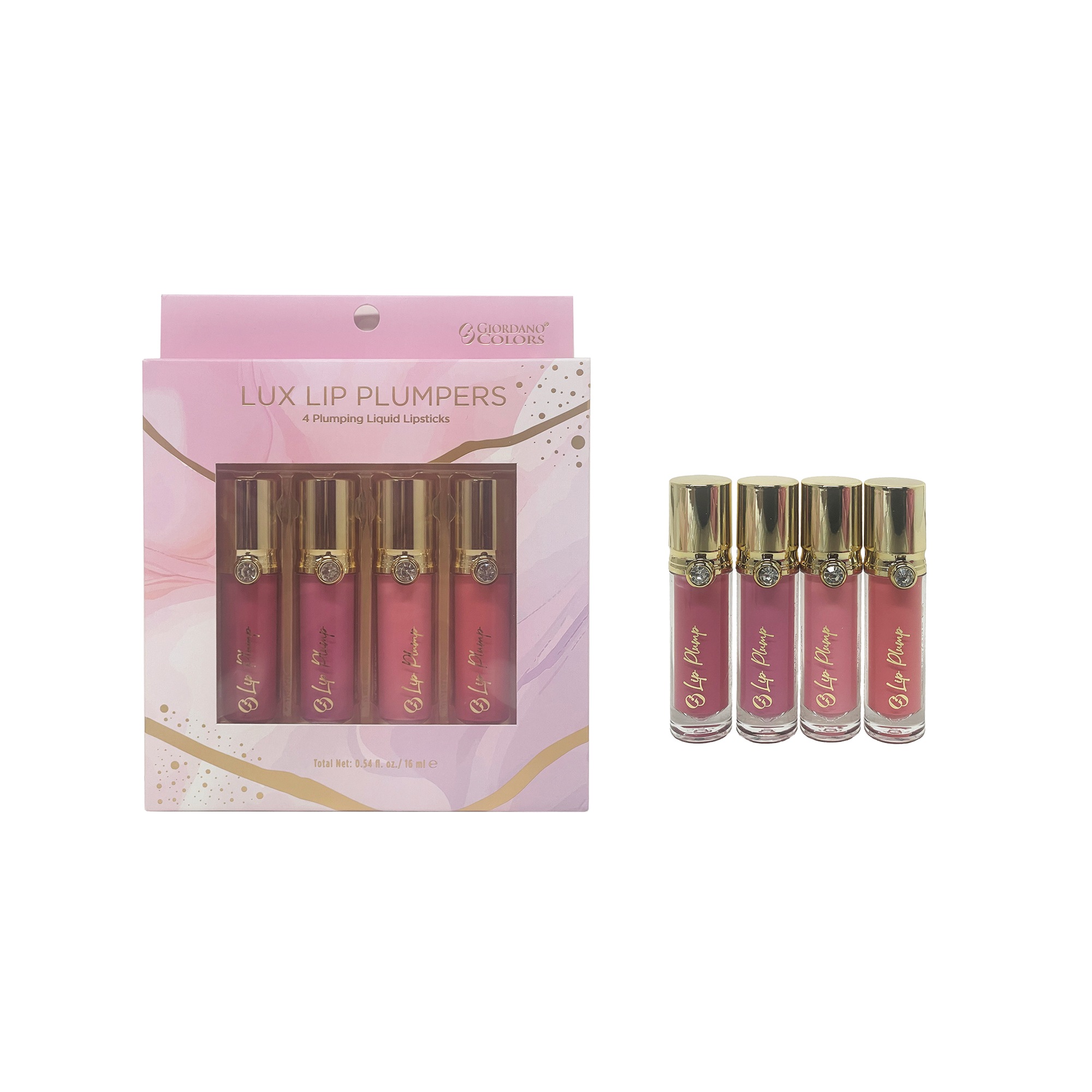 Michael Giordano Lip Plumping Lipsticks 4-Piece Set