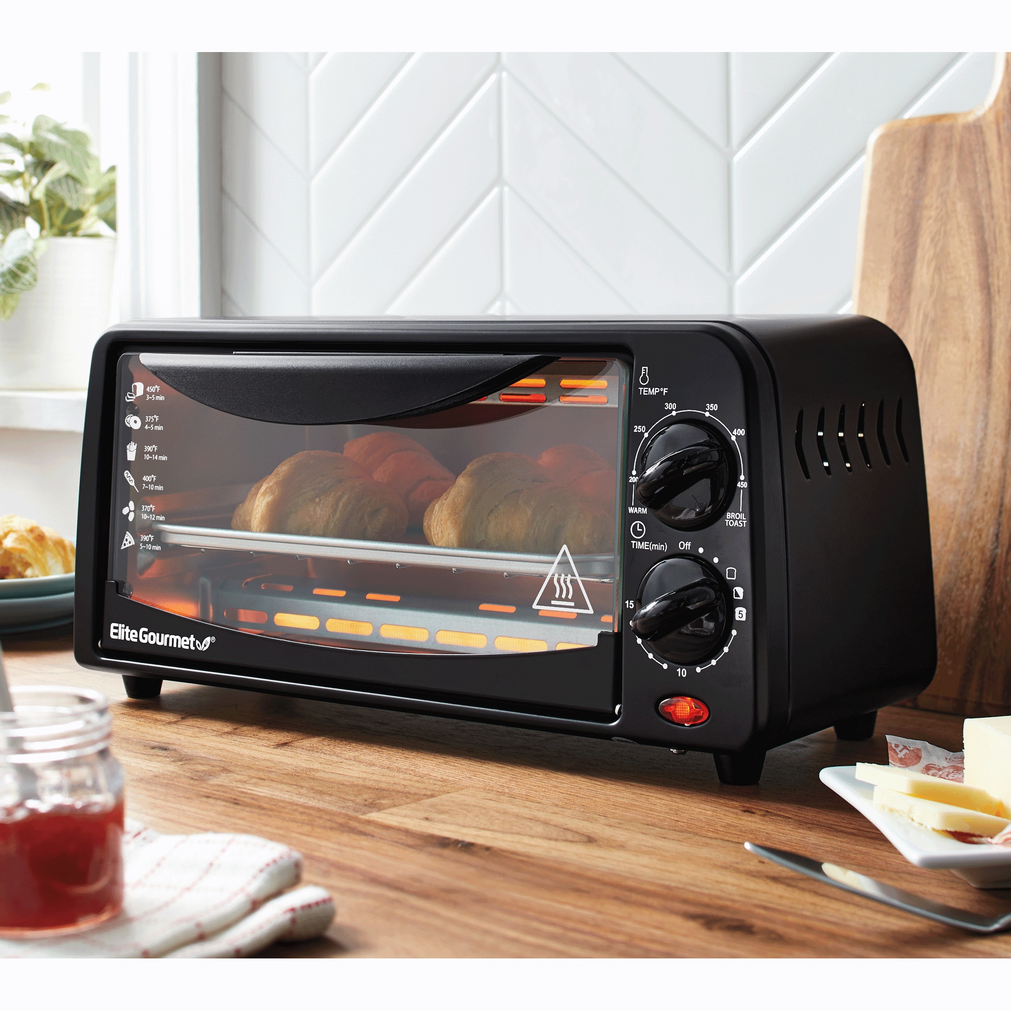 Elite Gourmet 2-Slice Toaster Oven 1 Elite Gourmet 2-Slice Toaster Oven