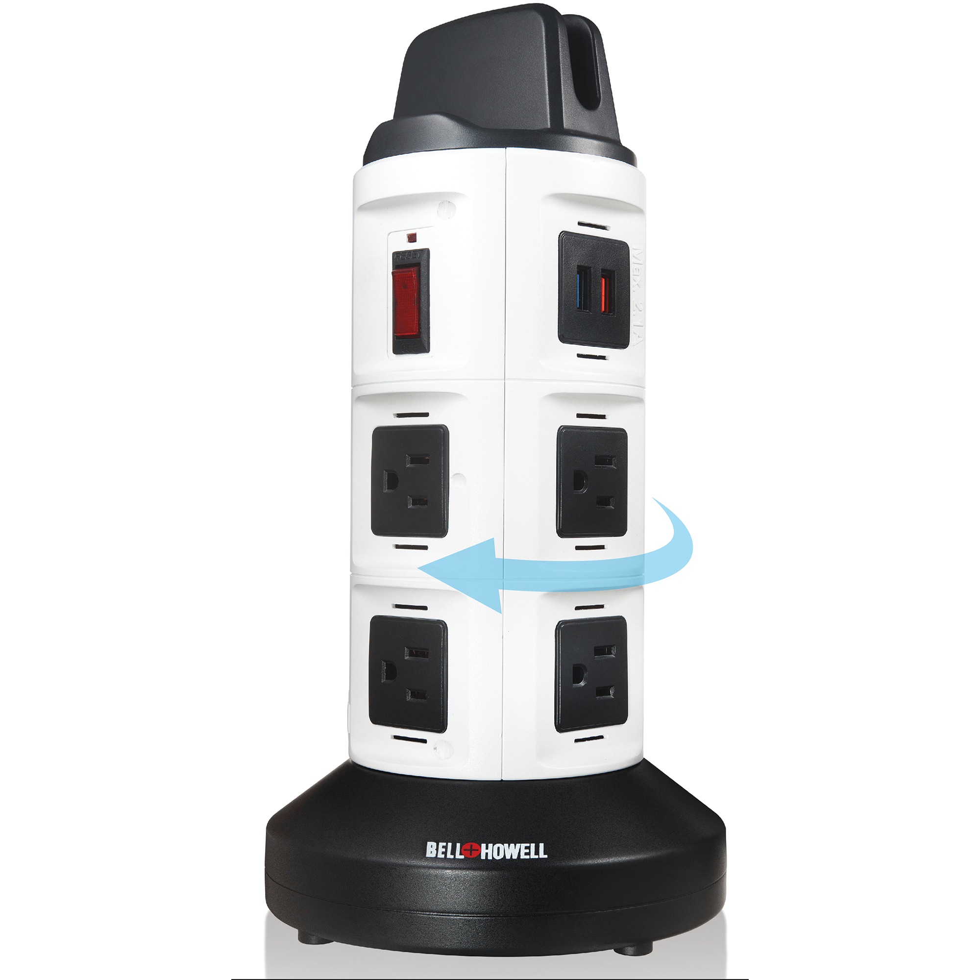 Bell+Howell Spin Power Charging Station with Surge Protection