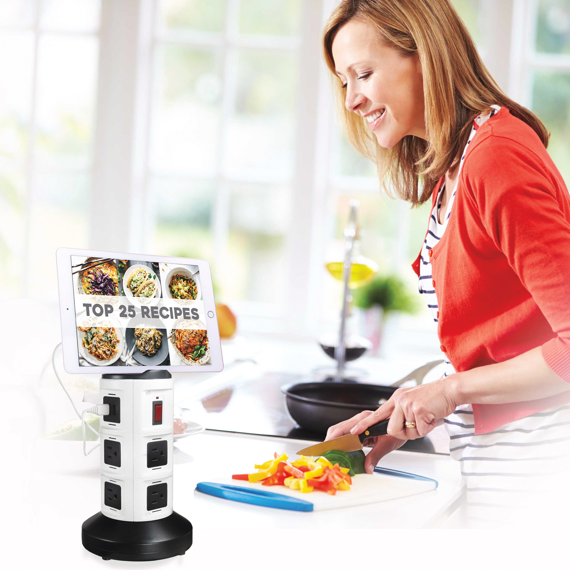 Bell+Howell Spin Power Charging Station with Surge Protection 7 Bell+Howell Spin Power Charging Station with Surge Protection