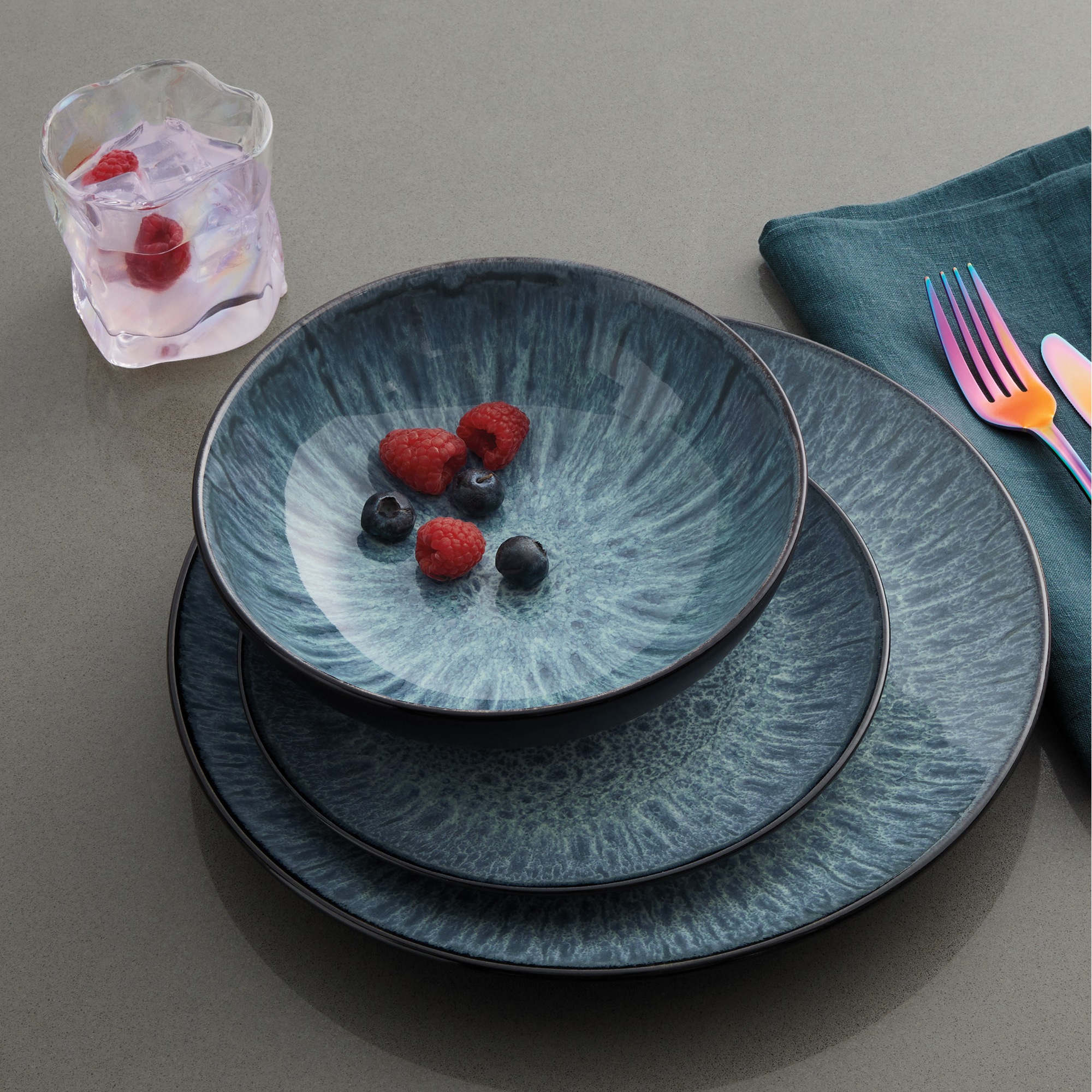 12-Piece Mystic Dinnerware Set