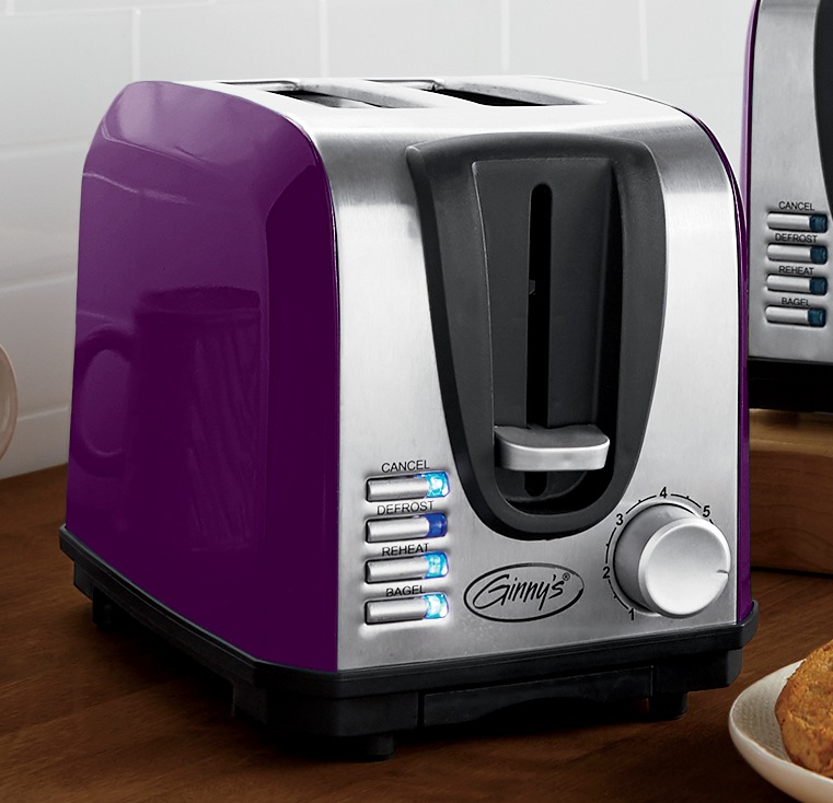 Ginnyâs Essential 2-Slice Toaster with 7 Browning Levels