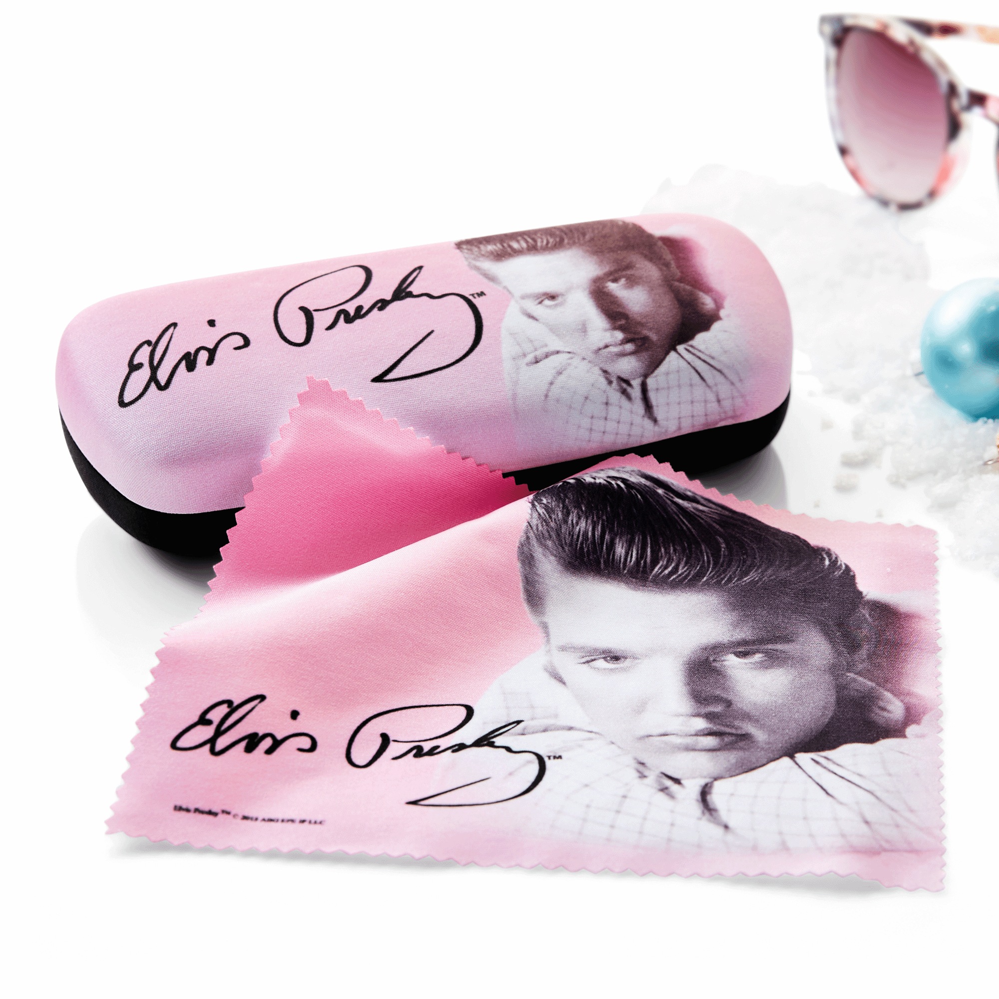 Elvis Glasses Case Gift Set