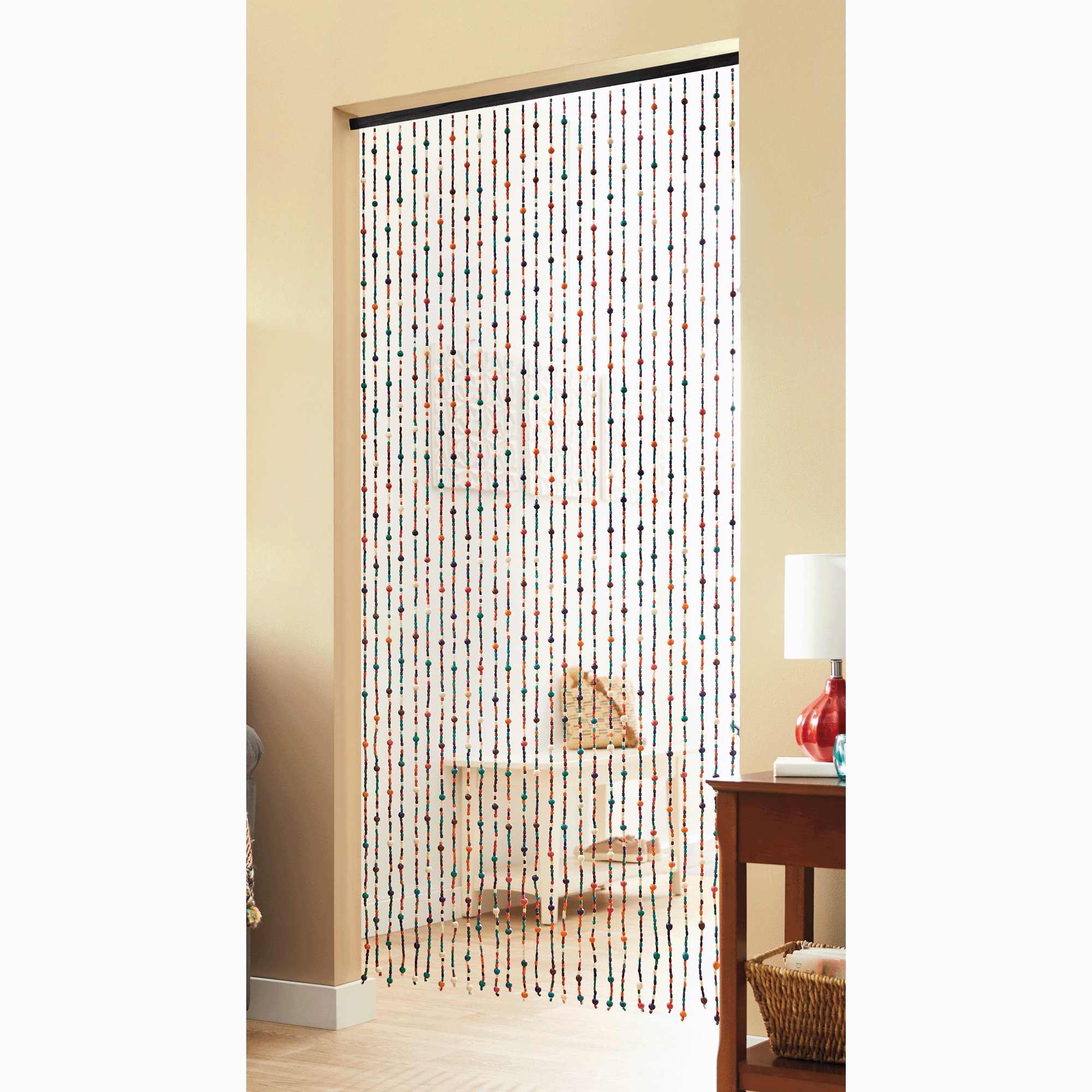 Colorful Beaded Door Curtain