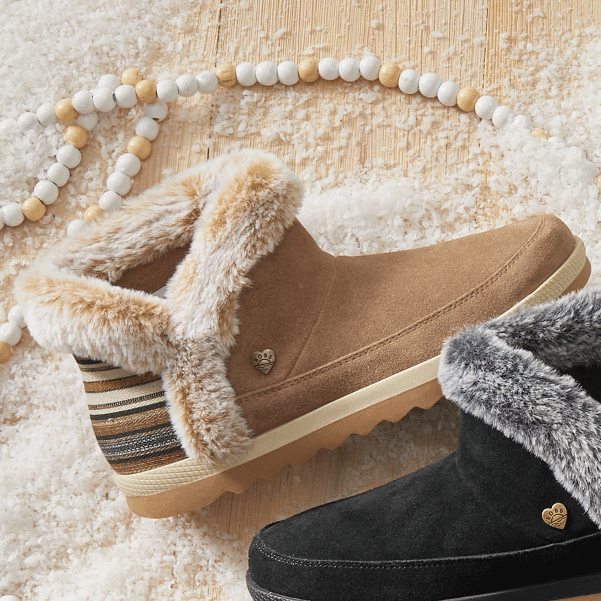 BOBS Women's Cozy Chill Comfy Break Bootie by Skechers 3 BOBS Women's Cozy Chill Comfy Break Bootie by Skechers