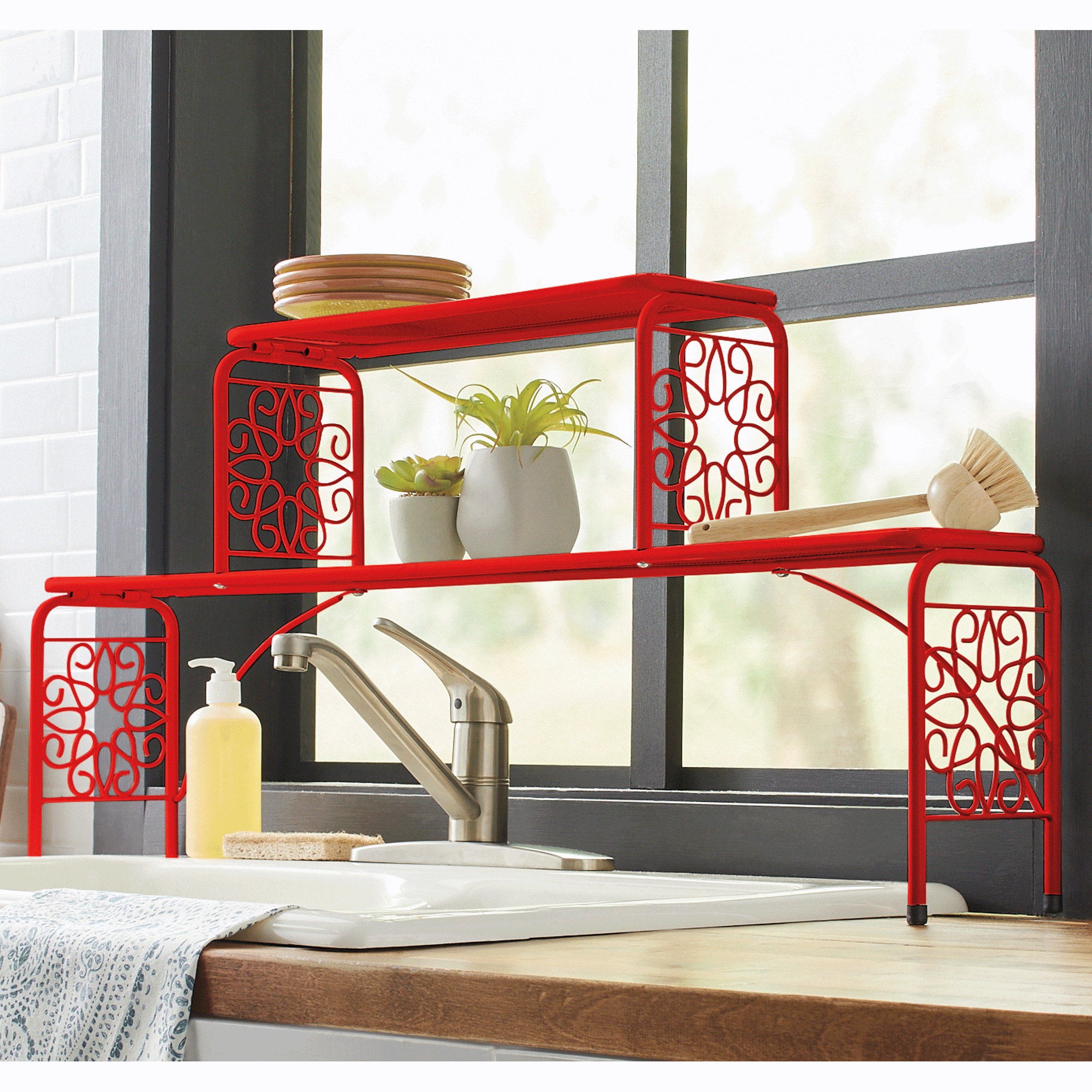 Gerbera Scroll Over-the-Sink Shelf